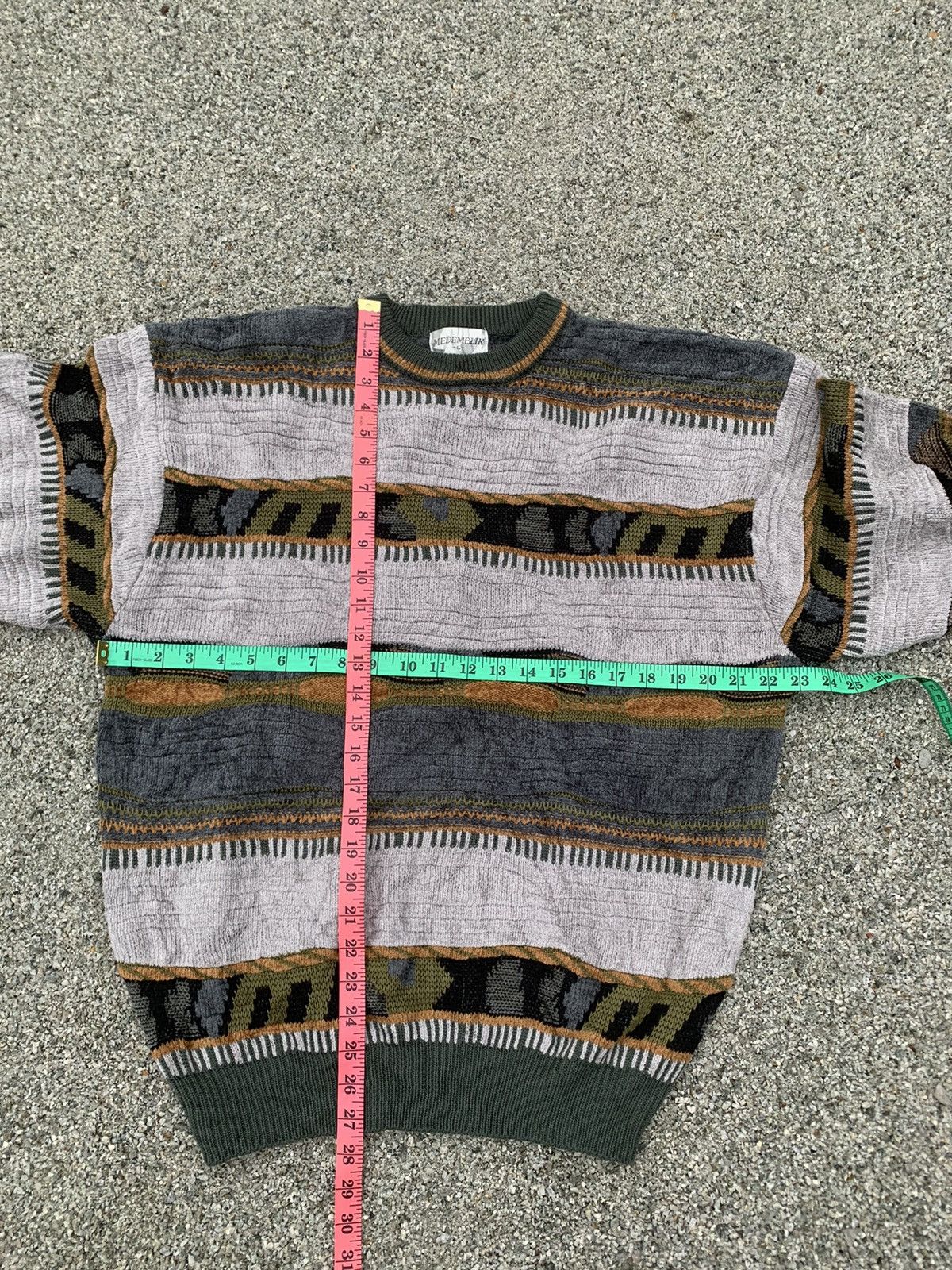 Japanese Brand Vintage Medemblik Coogi Style Knitwear Sweater Size US L / EU 52-54 / 3 - 3 Thumbnail