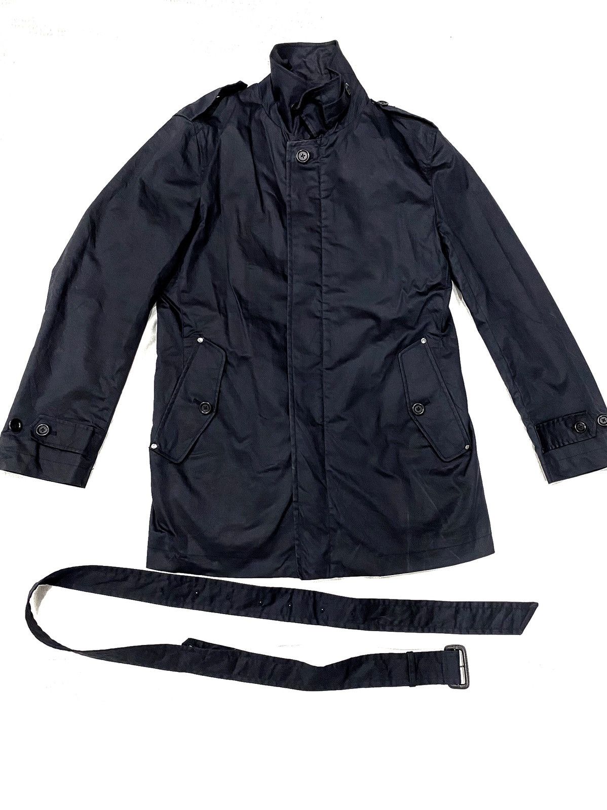 Jil Sander × Uniqlo 💥Parka wax jacket military designer by uniqlo Size US L / EU 52-54 / 3 - 3 Thumbnail