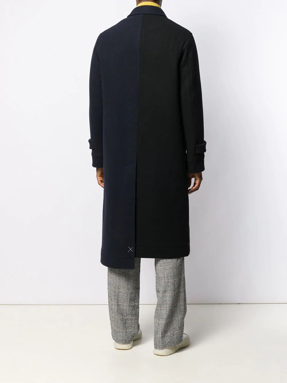 Loewe *NEW* BICOLOR ASYMMETRIC WOOL/CASHMERE COAT Size US M / EU 48-50 / 2 - 10 Thumbnail