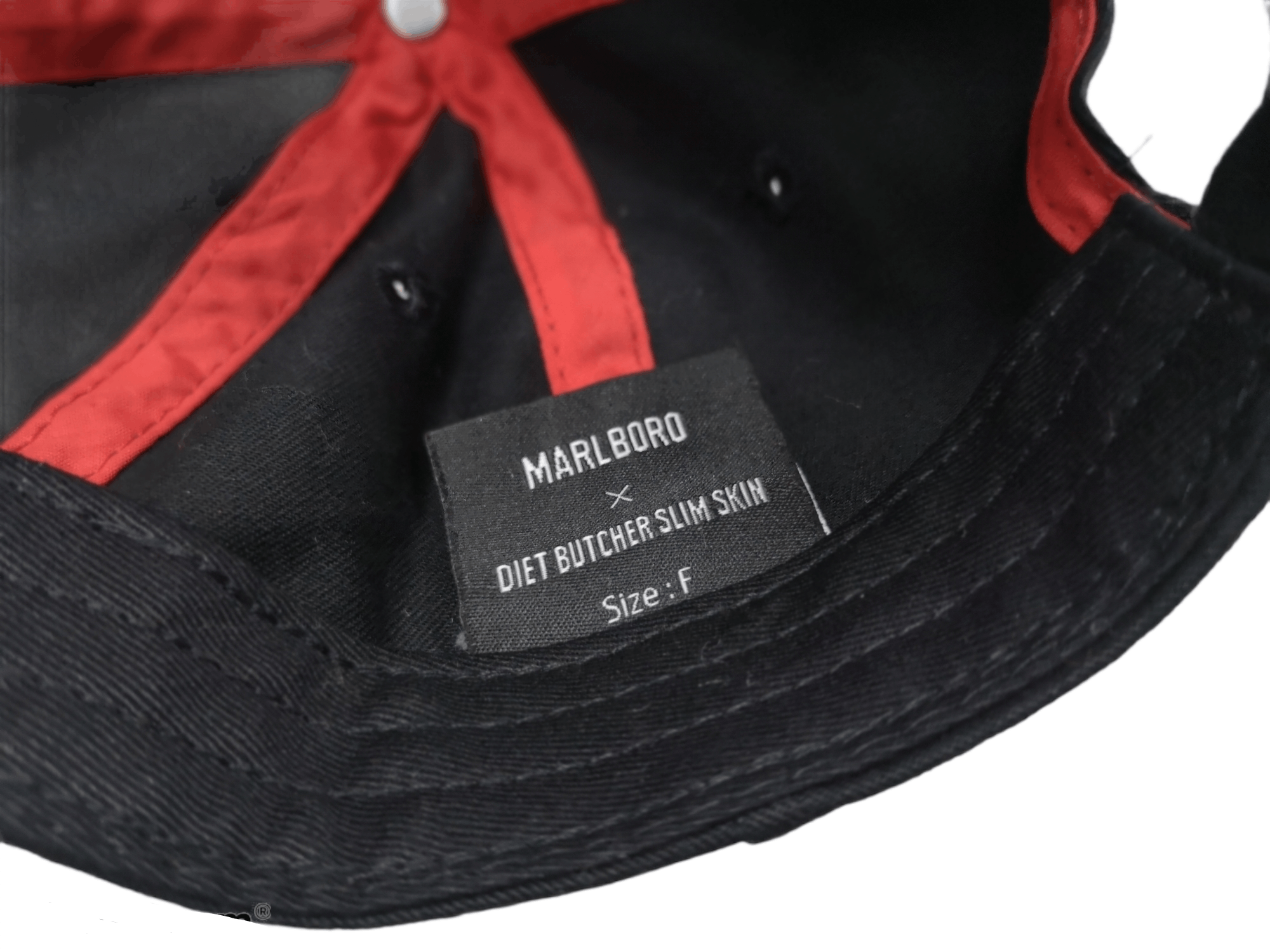 Diet Butcher Slim Skin × Marlboro × Vintage MARLBORO X DIET BUTCHER SLIM SKIN STRAPBACK CAP Size ONE SIZE - 10 Thumbnail