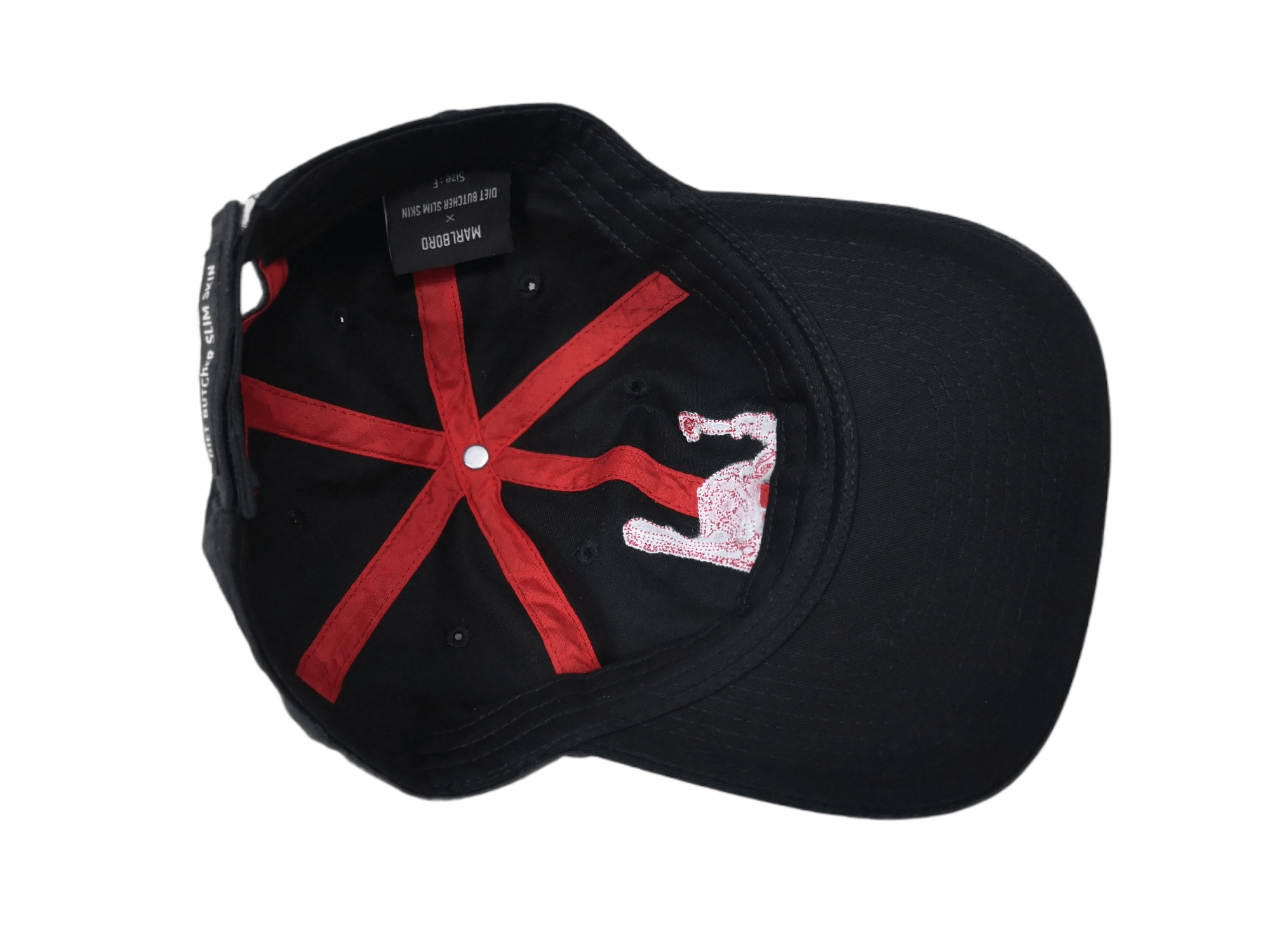 Diet Butcher Slim Skin × Marlboro × Vintage MARLBORO X DIET BUTCHER SLIM SKIN STRAPBACK CAP Size ONE SIZE - 9 Thumbnail