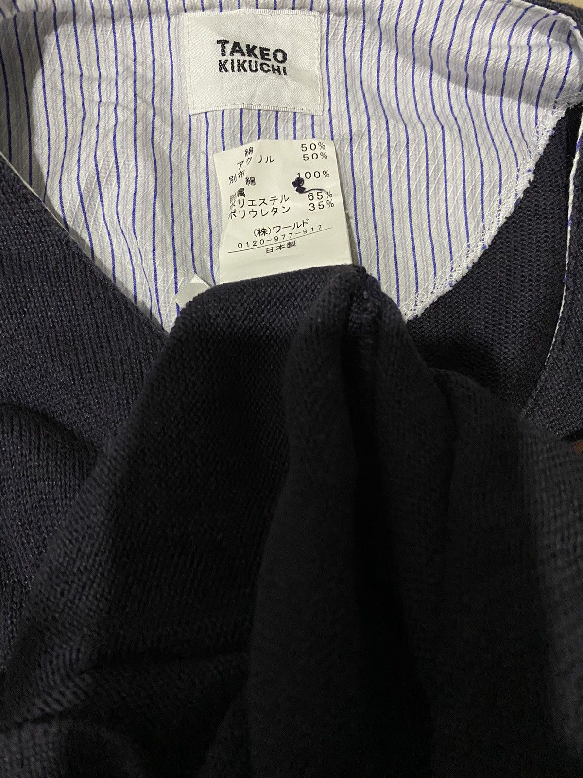 Takeo Kikuchi GONE 🔥 Vintage Takeo Kikuchi Blue Knit Sweaters Size US S / EU 44-46 / 1 - 7 Thumbnail