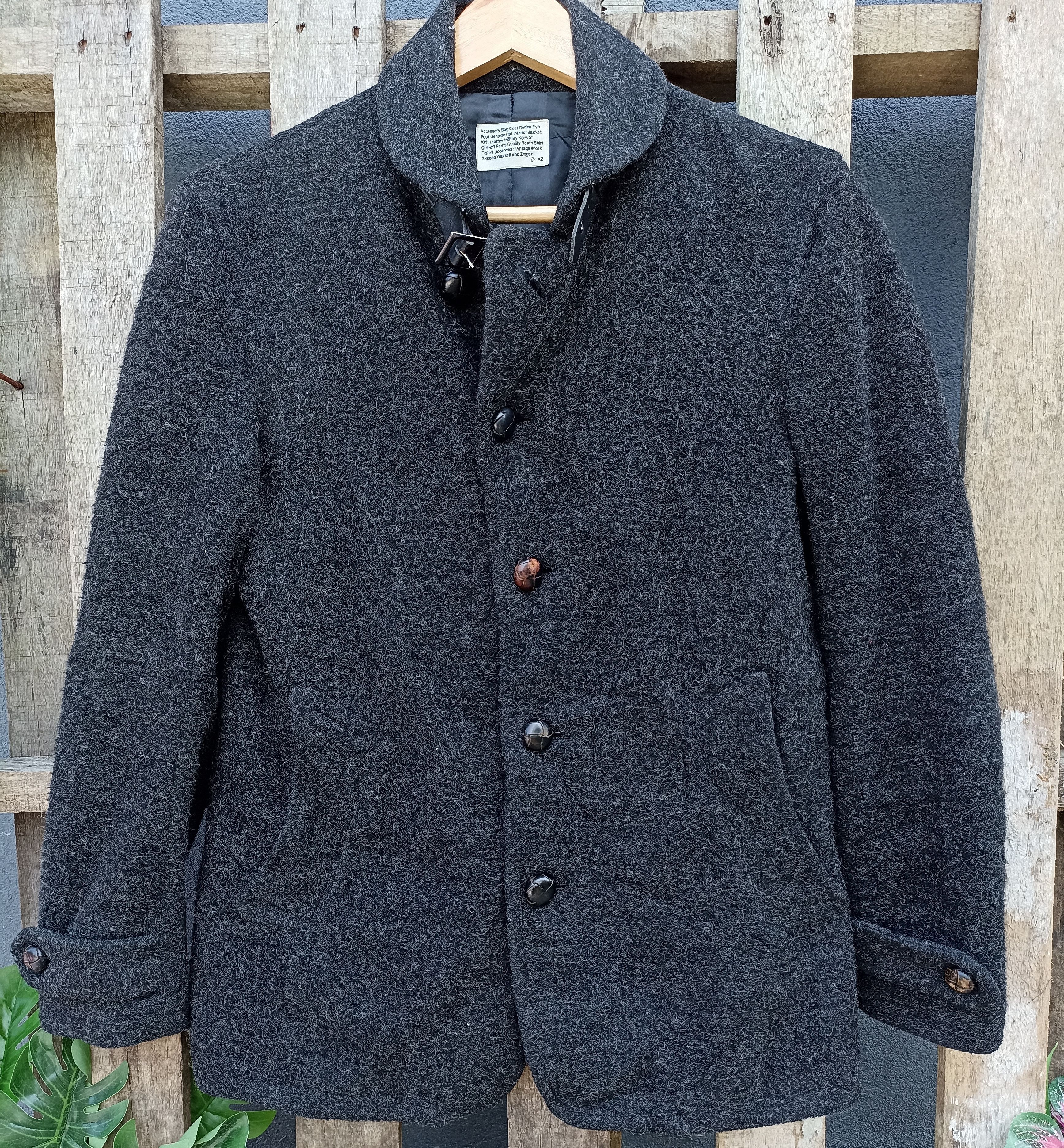 Designer × Japanese Brand × NANO universe Nano Universe Wool Hair Jacket Size US S / EU 44-46 / 1 - 1 Thumbnail