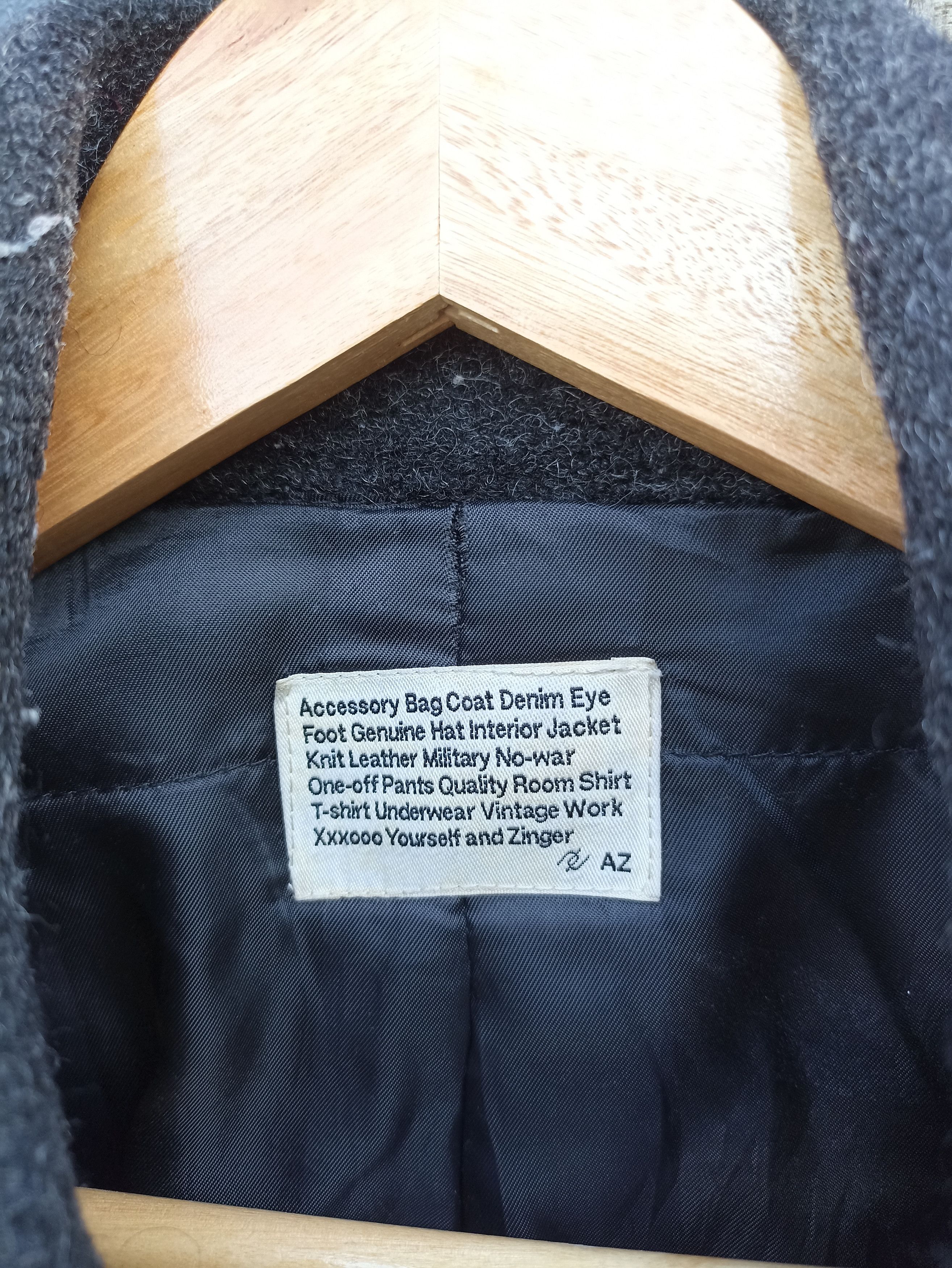 Designer × Japanese Brand × NANO universe Nano Universe Wool Hair Jacket Size US S / EU 44-46 / 1 - 8 Thumbnail