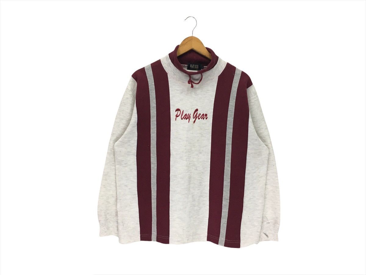 Gear for Sports × Vintage Vintage Play Gear Big Logo Stripe Sweatshirt Size US M / EU 48-50 / 2 - 1 Thumbnail