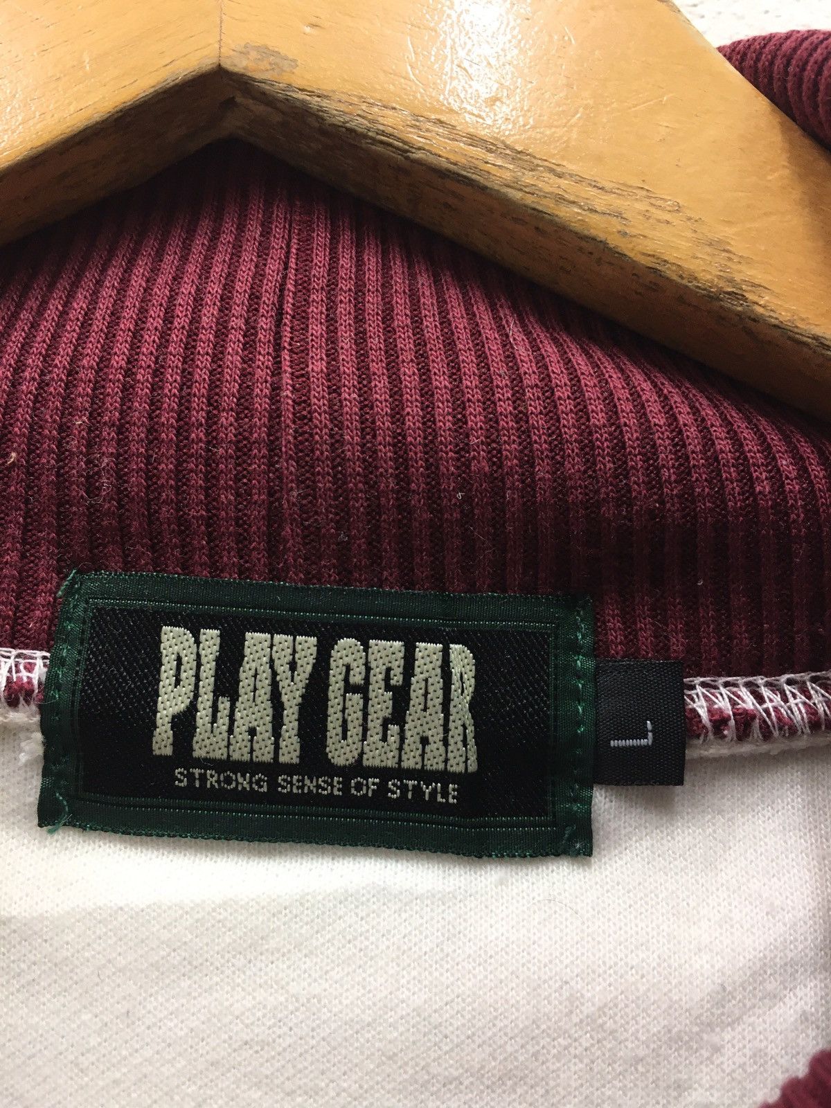 Gear for Sports × Vintage Vintage Play Gear Big Logo Stripe Sweatshirt Size US M / EU 48-50 / 2 - 6 Thumbnail