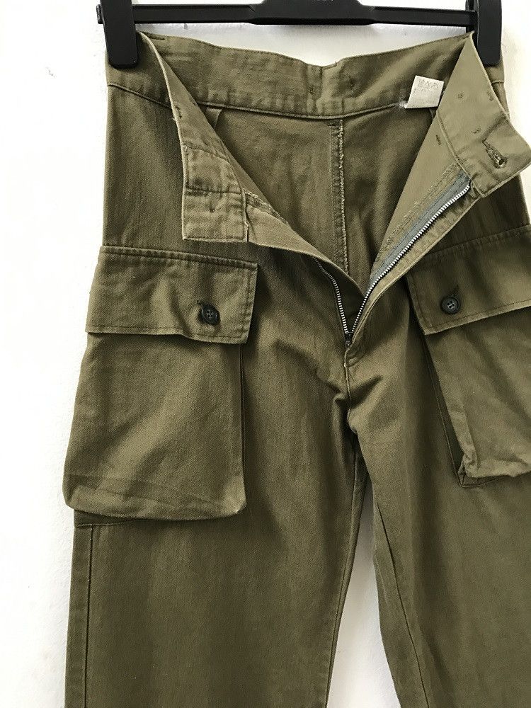 Vintage Japan Brand HBT Military Cargo Trouser Pant Size US 28 / EU 44 - 4 Thumbnail