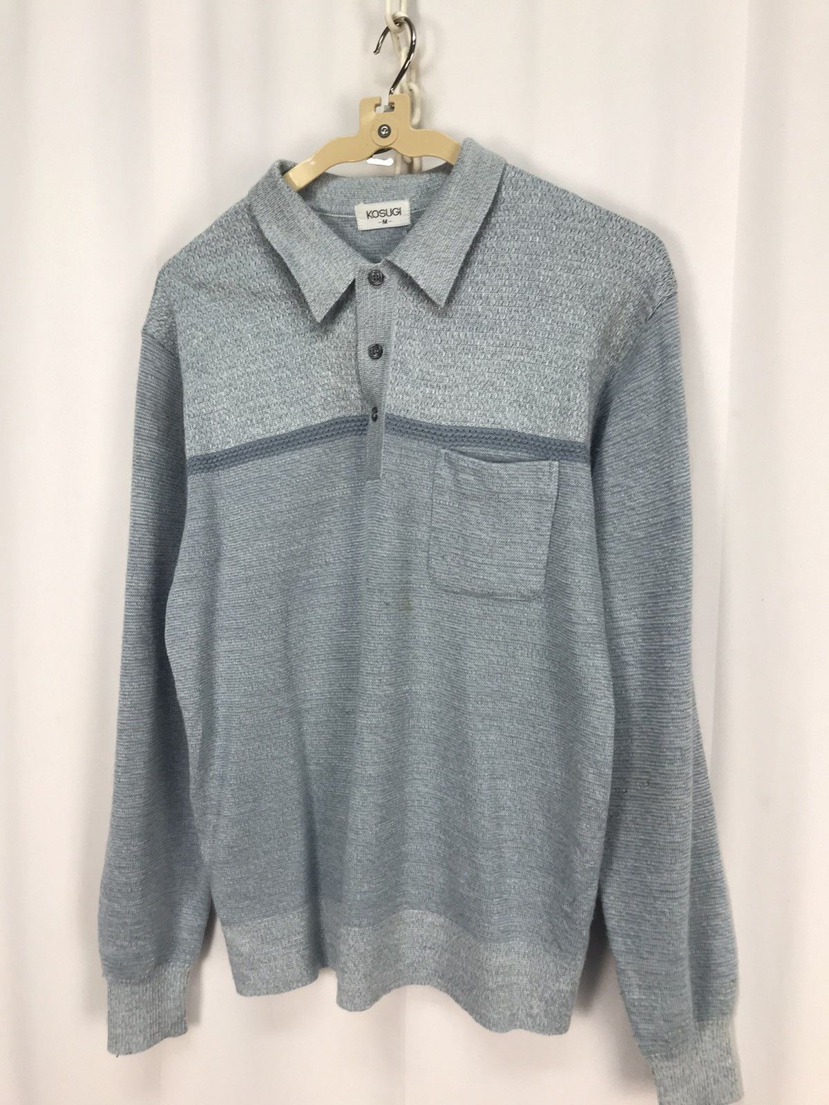 Japanese Brand × Vintage Vintage kosugi polos half button up sweatshirt Size US S / EU 44-46 / 1 - 5 Thumbnail