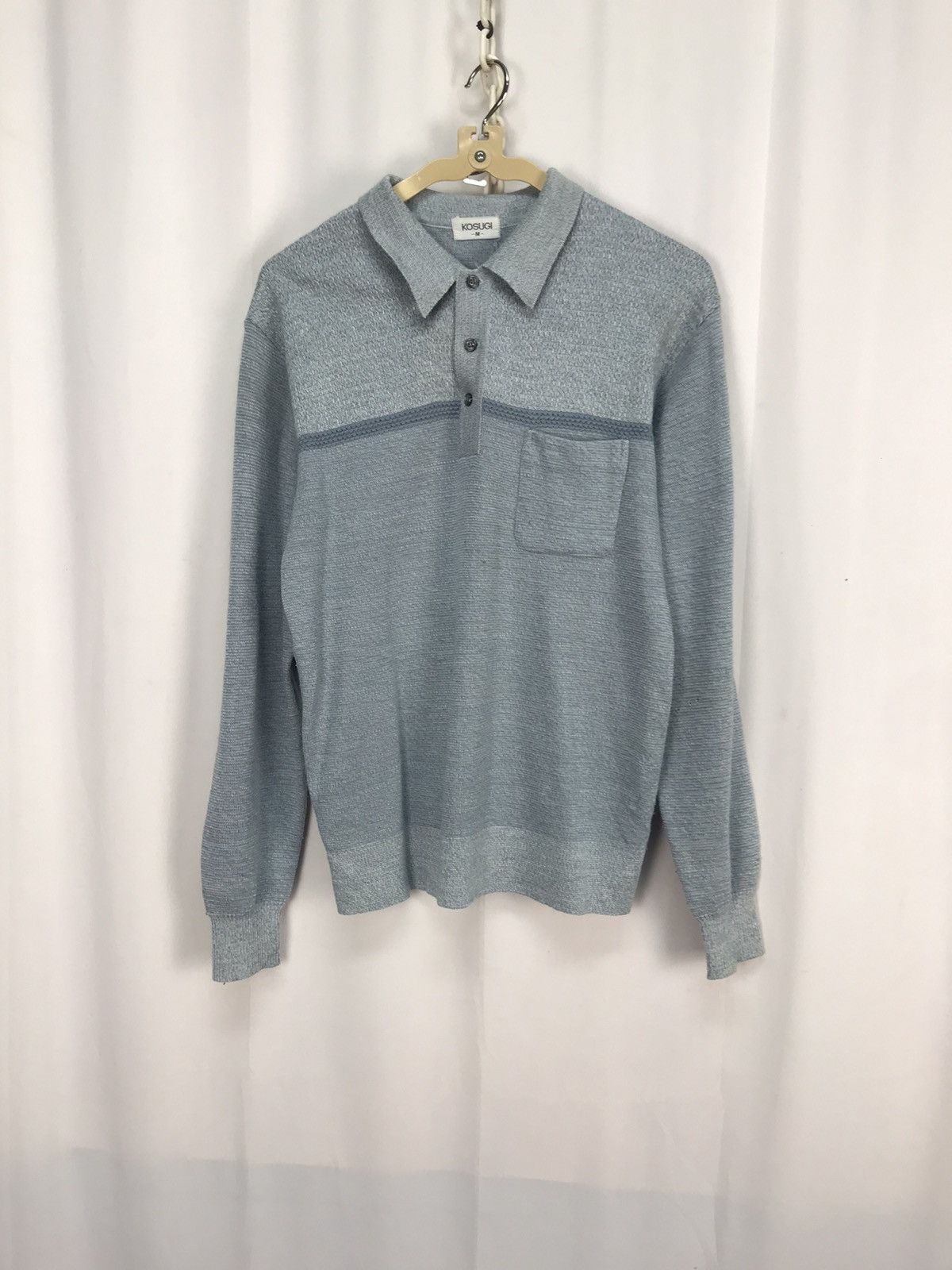 Japanese Brand × Vintage Vintage kosugi polos half button up sweatshirt Size US S / EU 44-46 / 1 - 7 Thumbnail