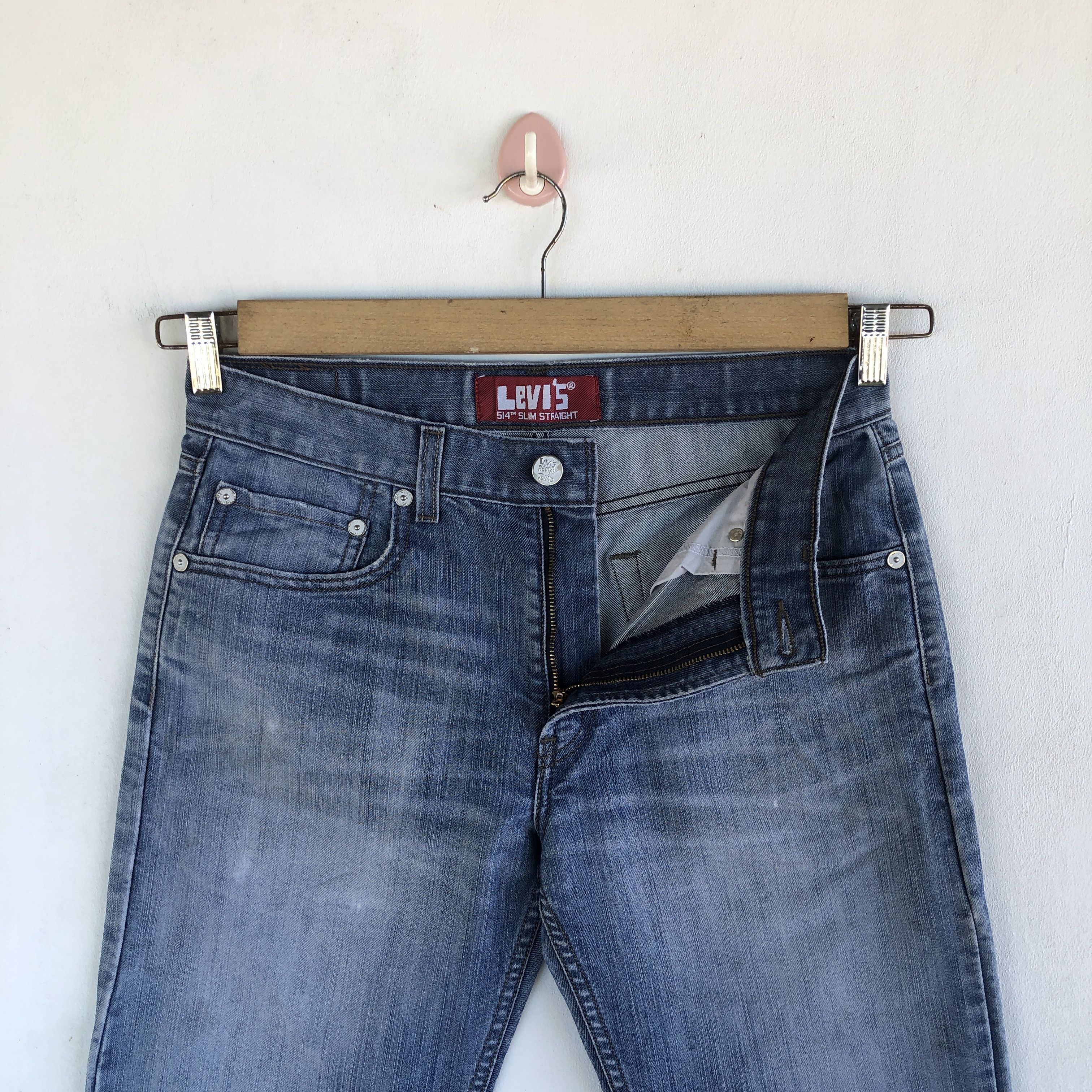 Levi's Vintage Levis Jeans Levis 514 Denim Light Wash Levi's Pants Size US 30 / EU 46 - 8 Thumbnail