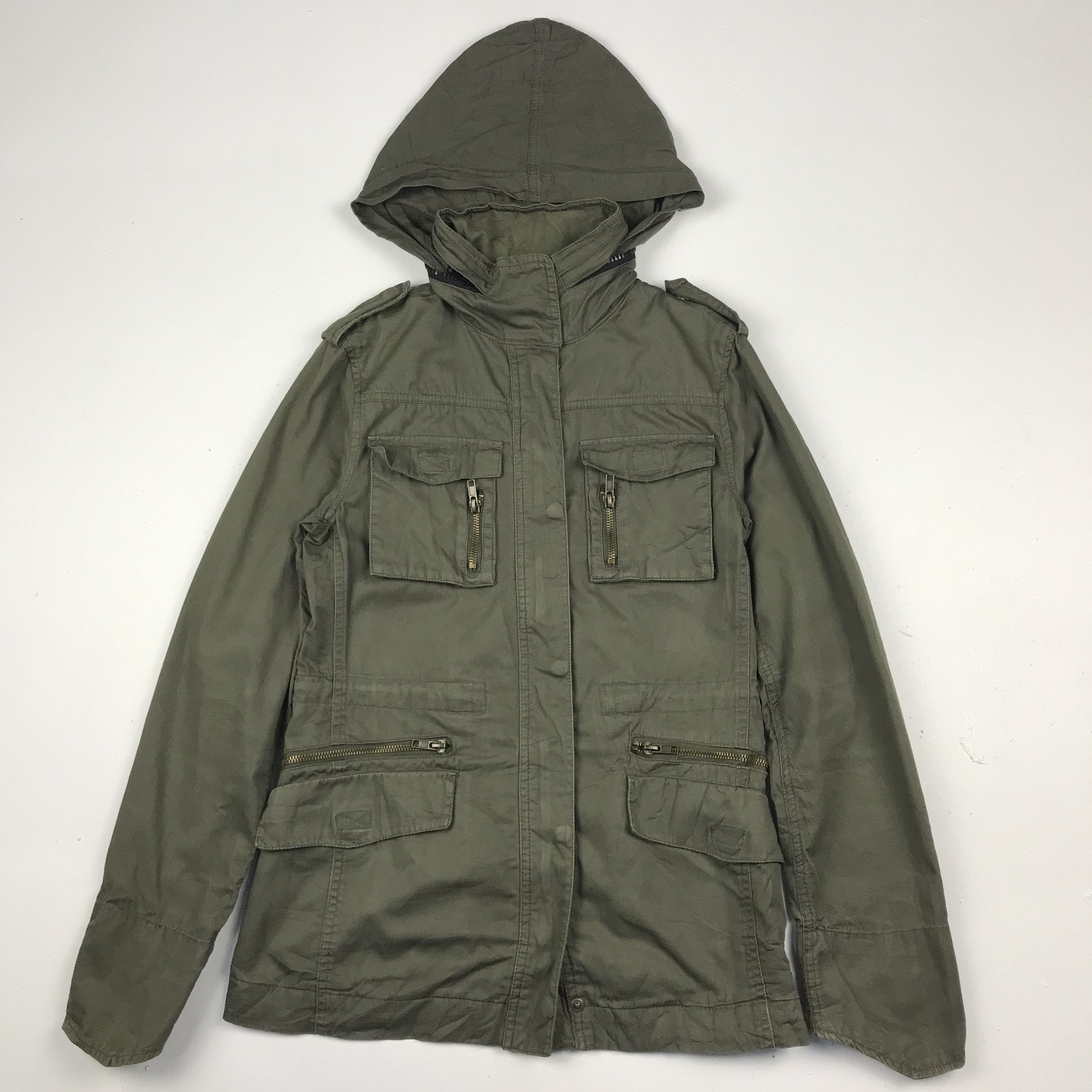 Japanese Brand × Von Dutch Vintage Von Dutch Military Hoodie Jacket Size US S / EU 44-46 / 1 - 11 Thumbnail