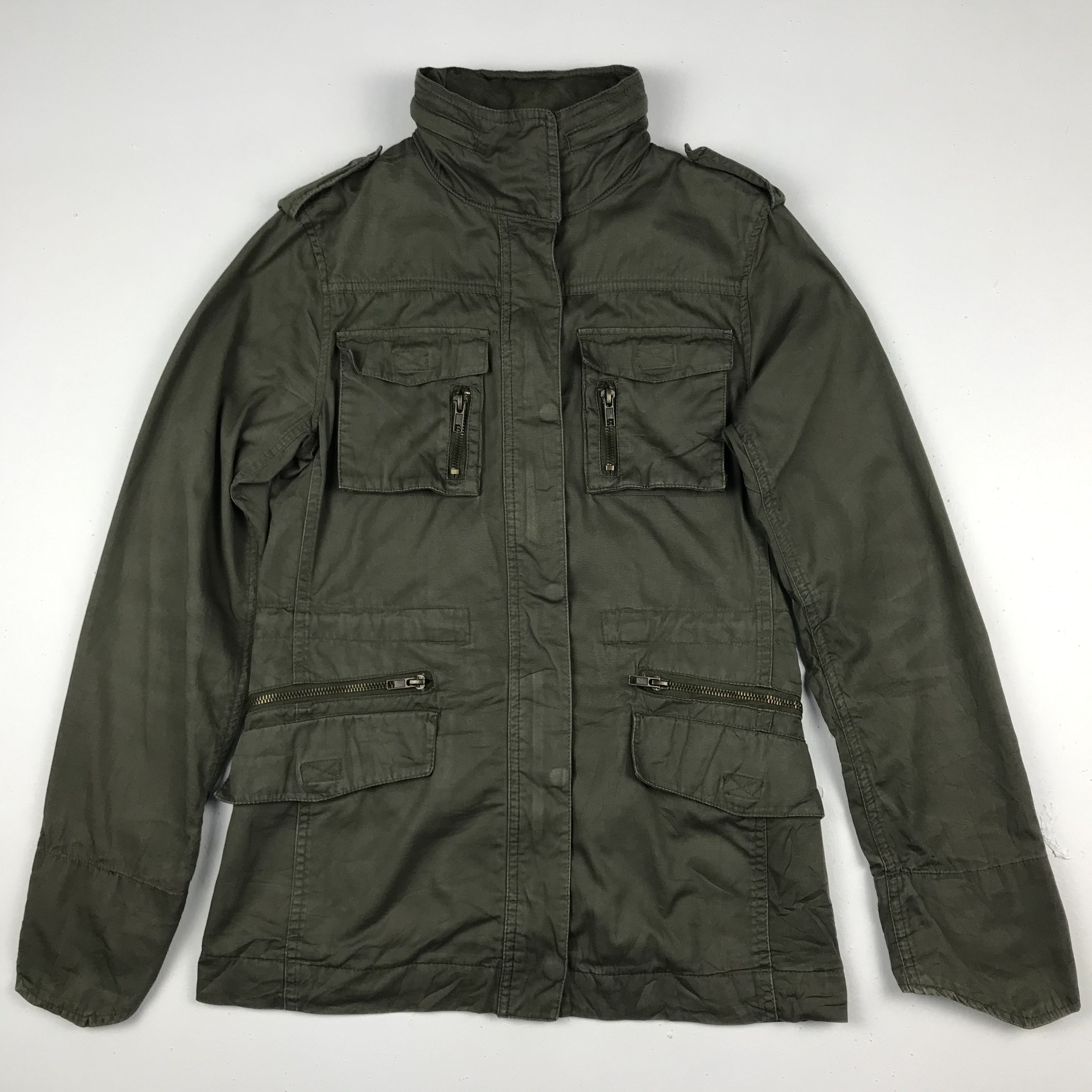 Vintage Von Dutch Military Hoodie Jacket