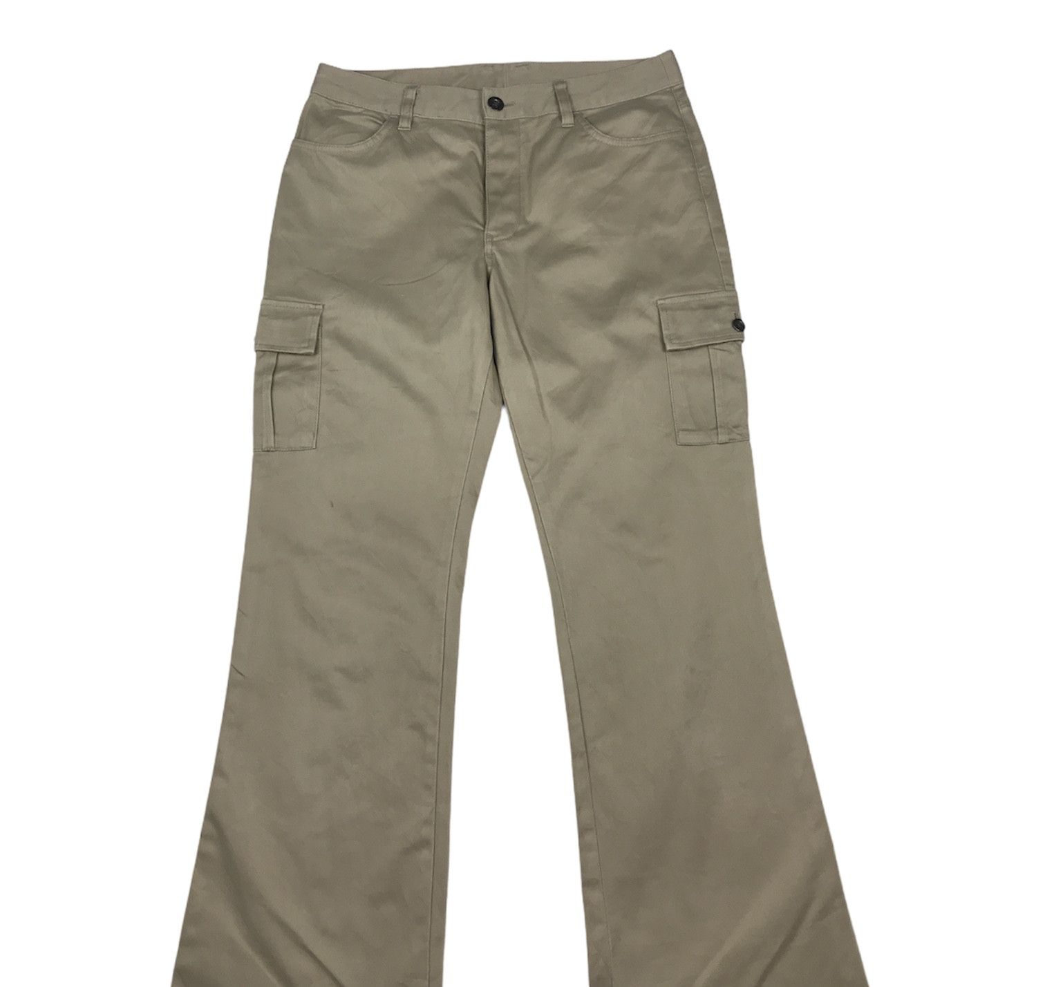 Japanese Brand × Uniqlo Vintage Uniqlo Boot Cut Cargo Pants Size US 31 - 2 Thumbnail