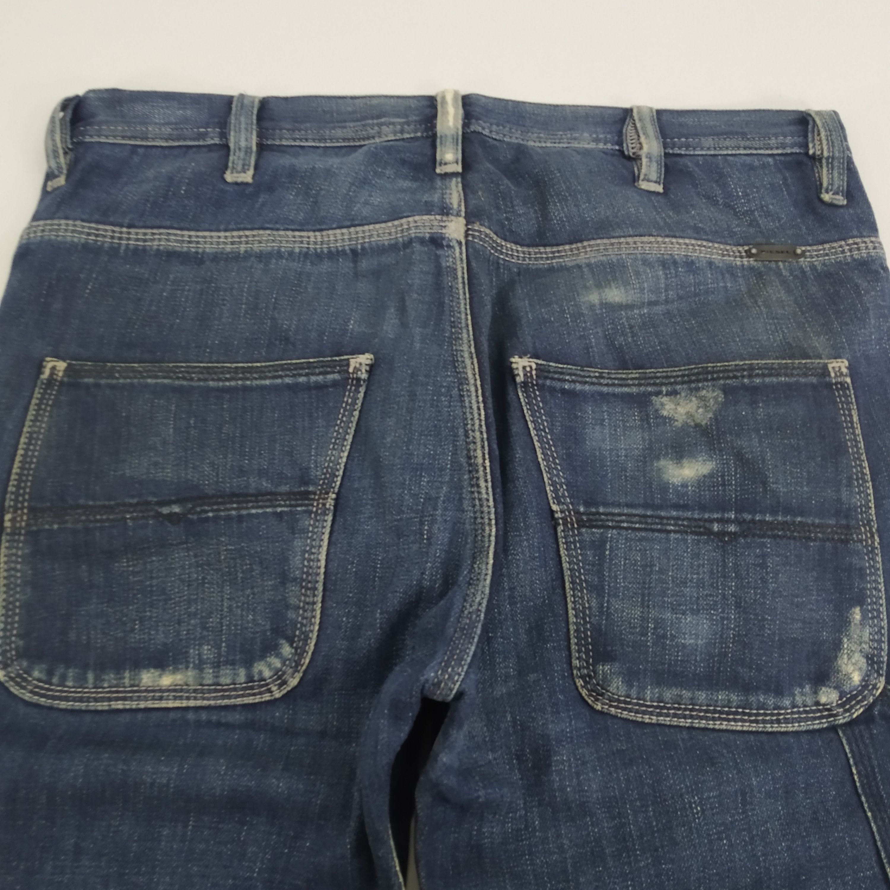 Diesel Distressed Diesel Denim Jeans Boro Sashiko Pattern Jeans Size US 34 / EU 50 - 9 Thumbnail