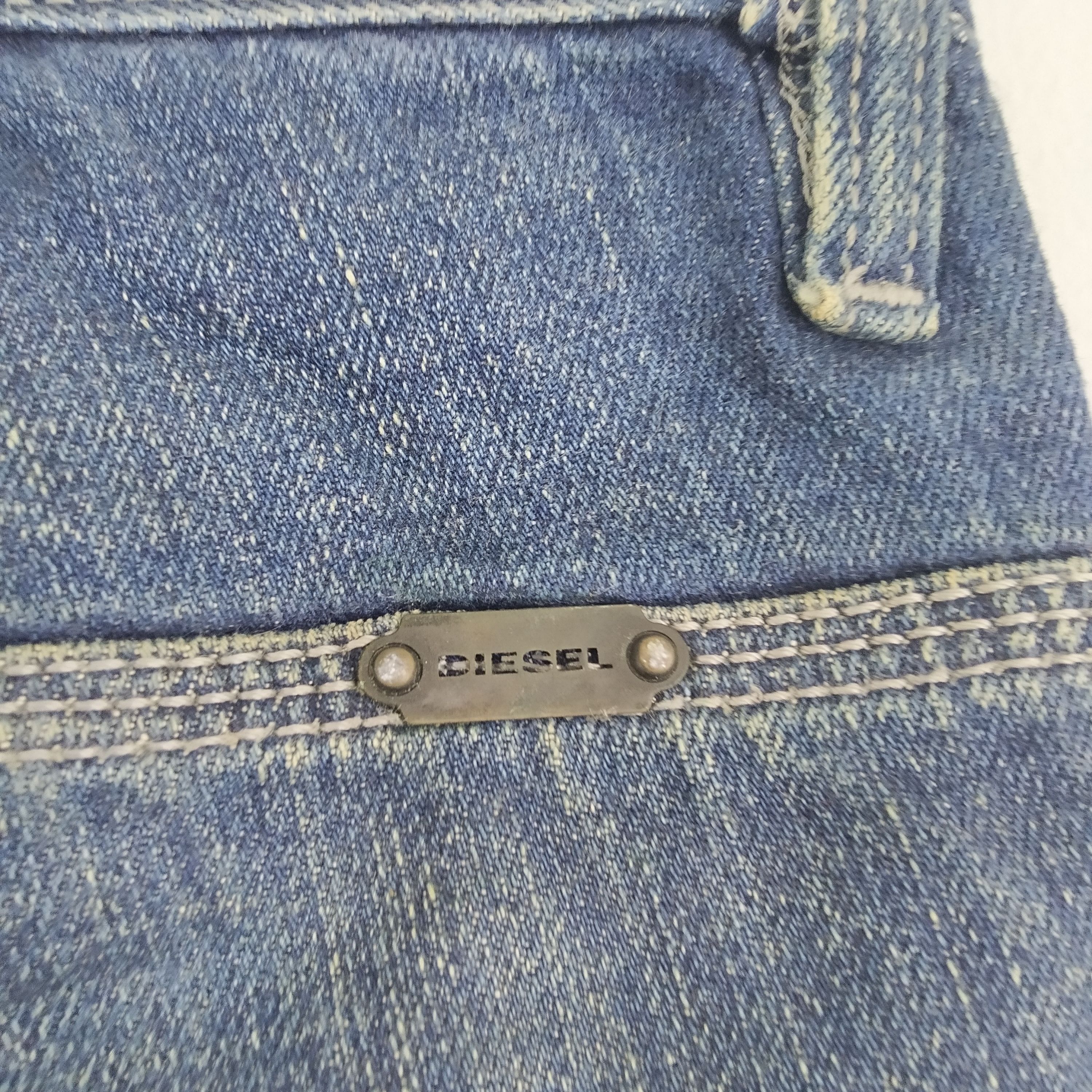 Diesel Distressed Diesel Denim Jeans Boro Sashiko Pattern Jeans Size US 34 / EU 50 - 10 Thumbnail