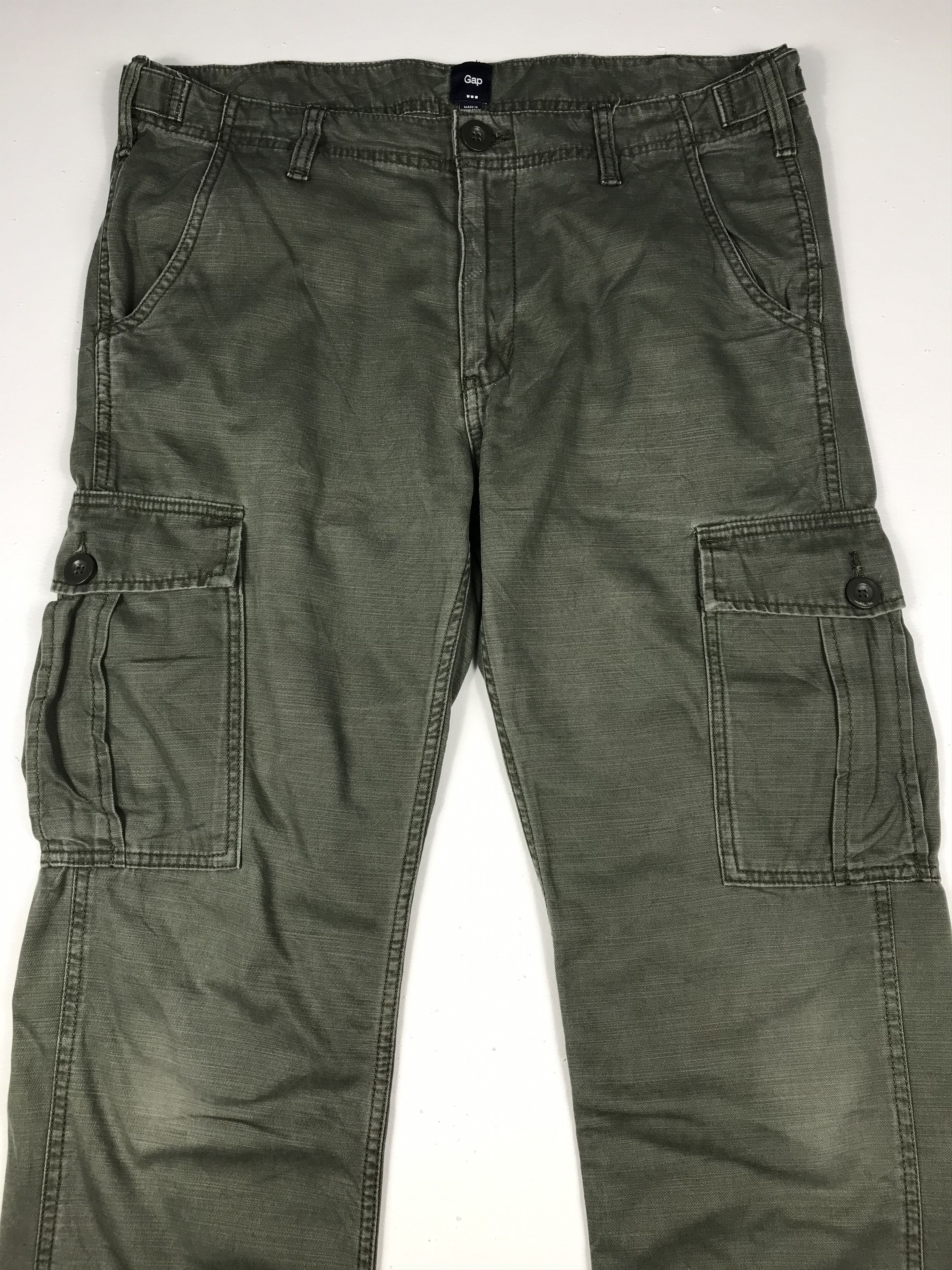 Gap × Japanese Brand × Vintage Vintage Military GAP Cargo Pants Size US 35 - 1 Thumbnail