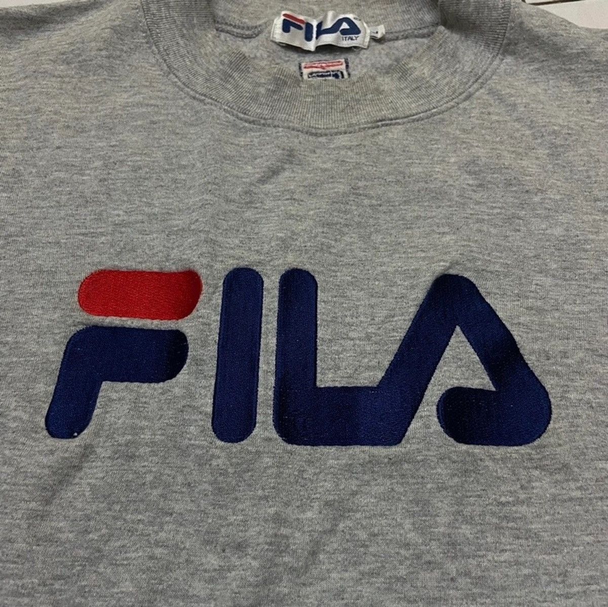 Fila Vintage 90s Fila Logo Sweatshirt Size US M / EU 48-50 / 2 - 2 Thumbnail