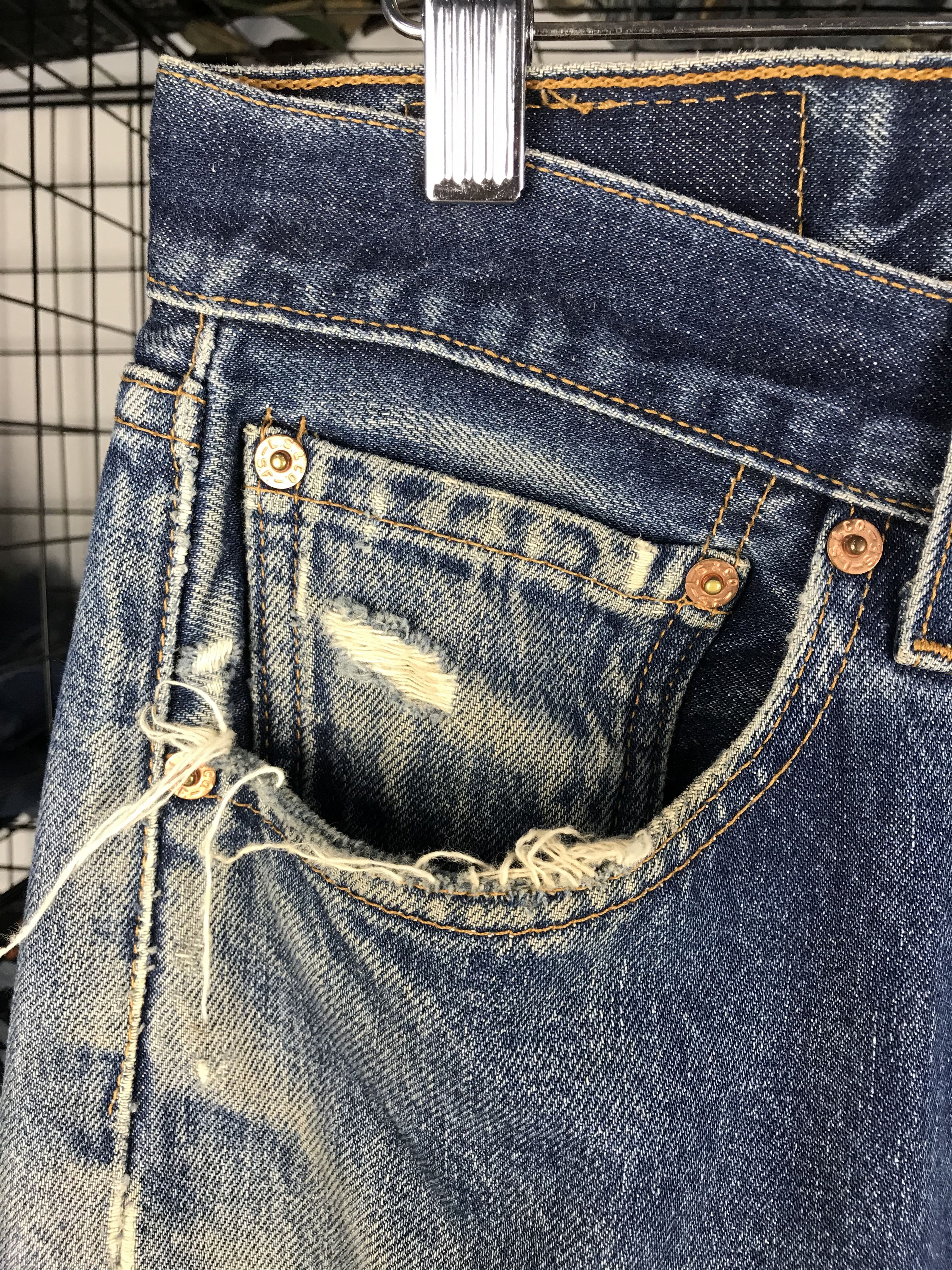Levi's × Levi's Vintage Clothing Vintage Distressed Levi's 501 Button 553 Size US 31 - 4 Thumbnail