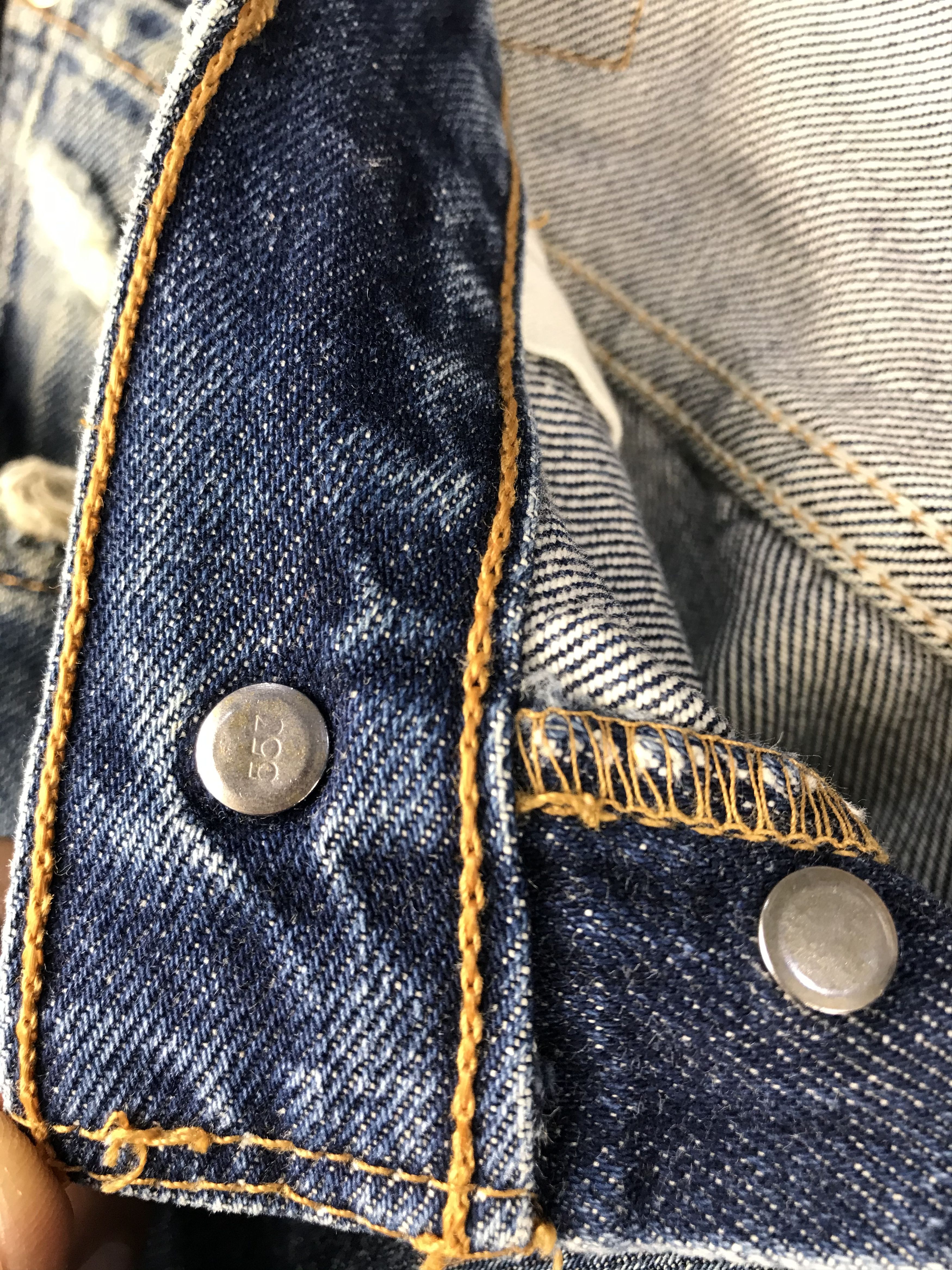 Levi's × Levi's Vintage Clothing Vintage Distressed Levi's 501 Button 553 Size US 31 - 6 Thumbnail