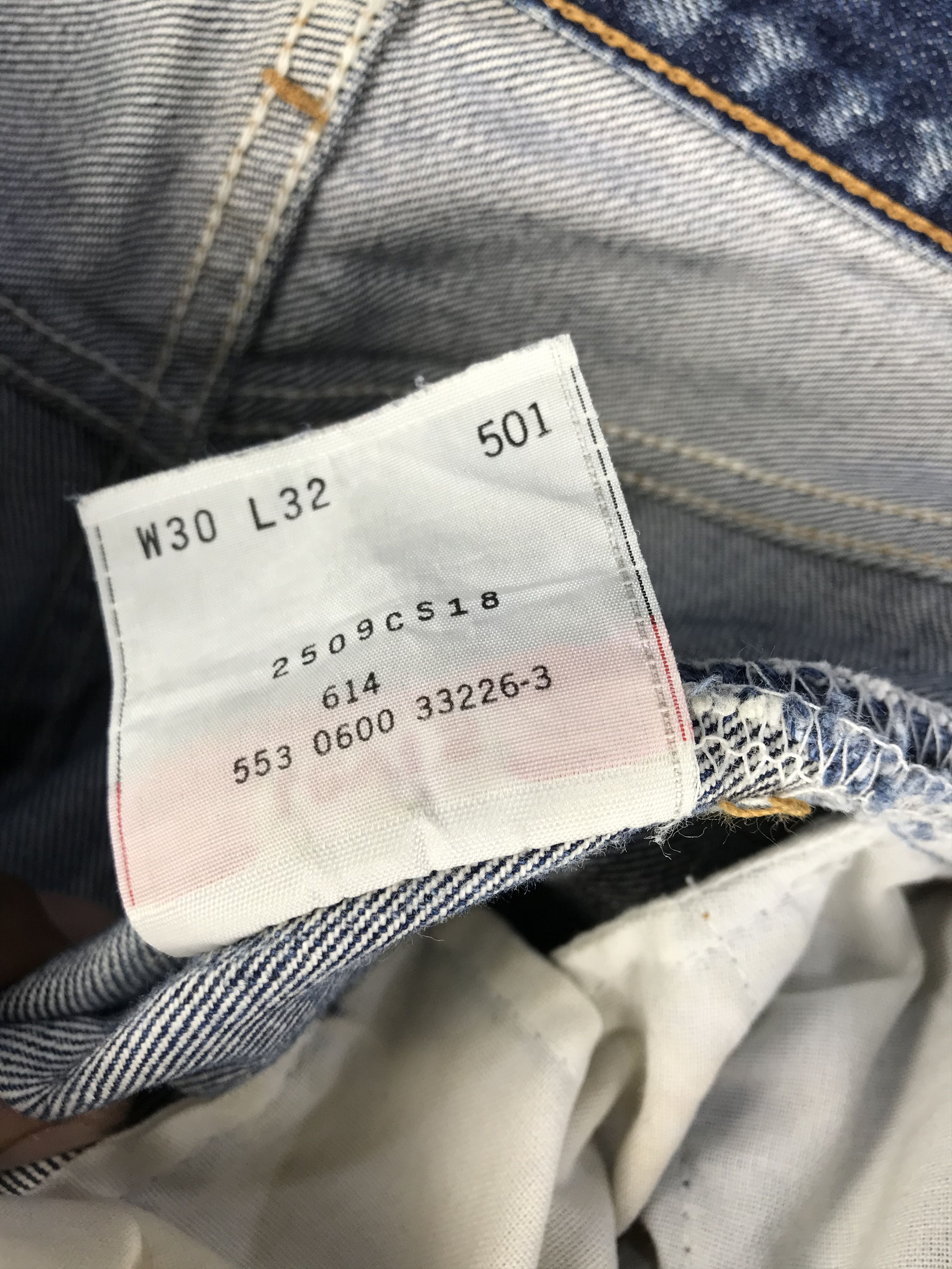 Levi's × Levi's Vintage Clothing Vintage Distressed Levi's 501 Button 553 Size US 31 - 7 Thumbnail