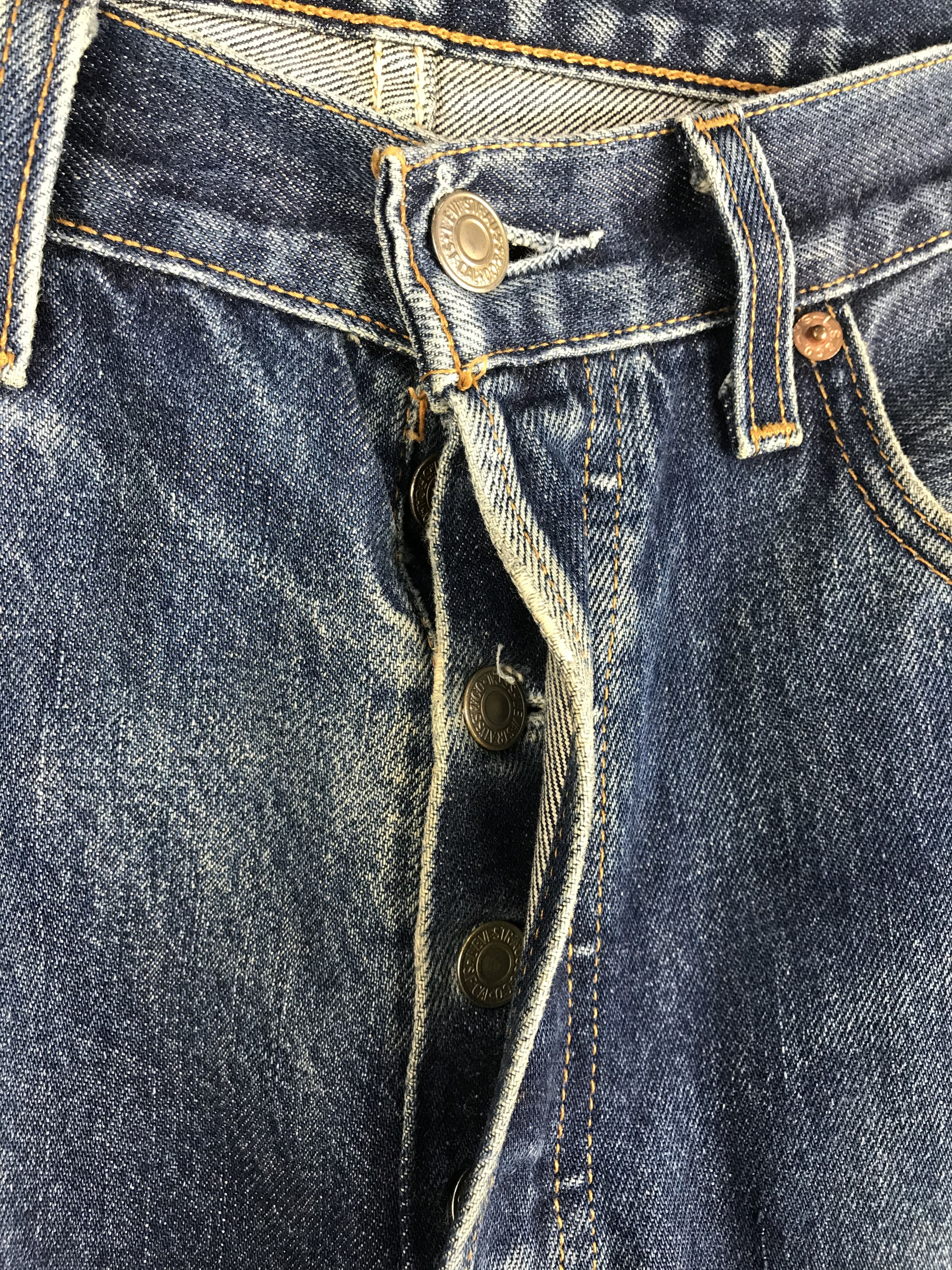 Levi's × Levi's Vintage Clothing Vintage Distressed Levi's 501 Button 553 Size US 31 - 5 Thumbnail