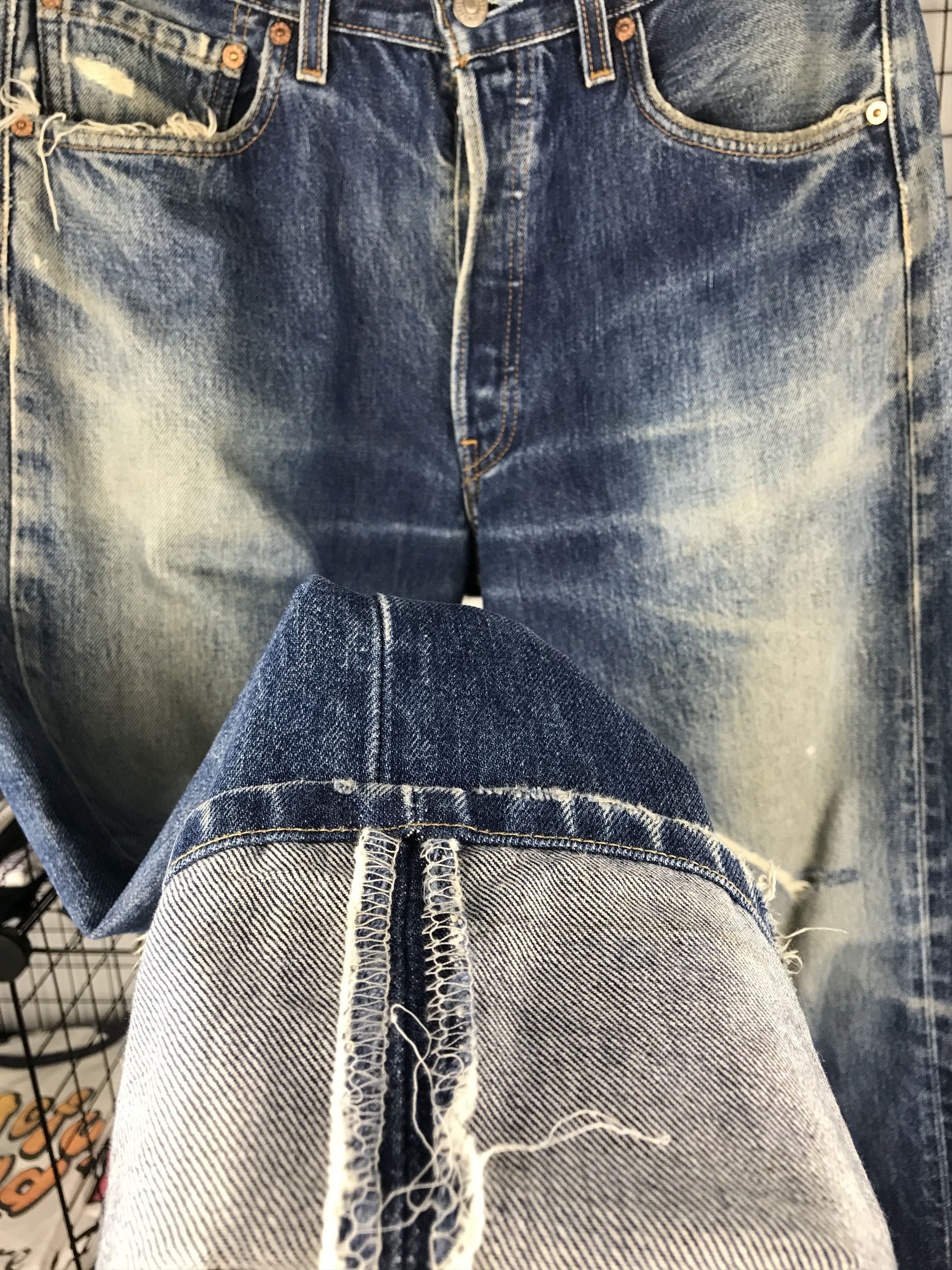 Levi's × Levi's Vintage Clothing Vintage Distressed Levi's 501 Button 553 Size US 31 - 3 Thumbnail