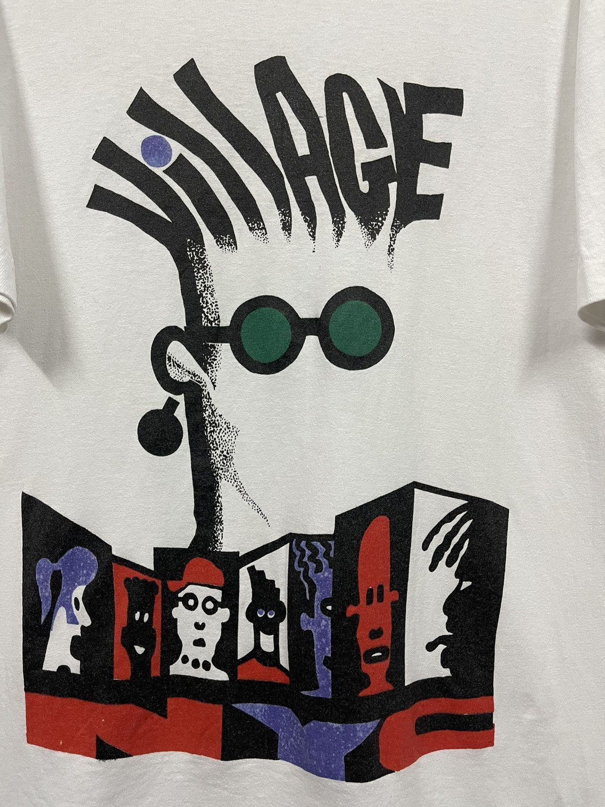 Cartoon Network × Vintage Vintage 90s Fido Dido Village Nyc Single Stitch Shirt Size US L / EU 52-54 / 3 - 2 Thumbnail