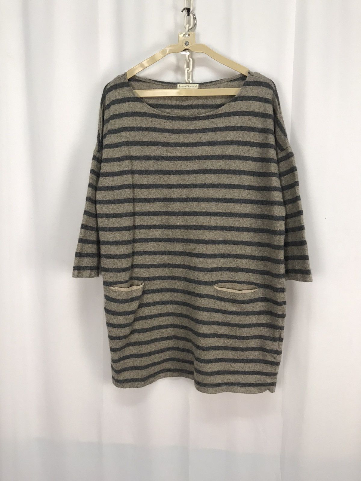 J.S. Homestead × Japanese Brand × Journal Standard Journal standard wool stripe ladies shirt Size XL / US 12-14 / IT 48-50 - 7 Thumbnail