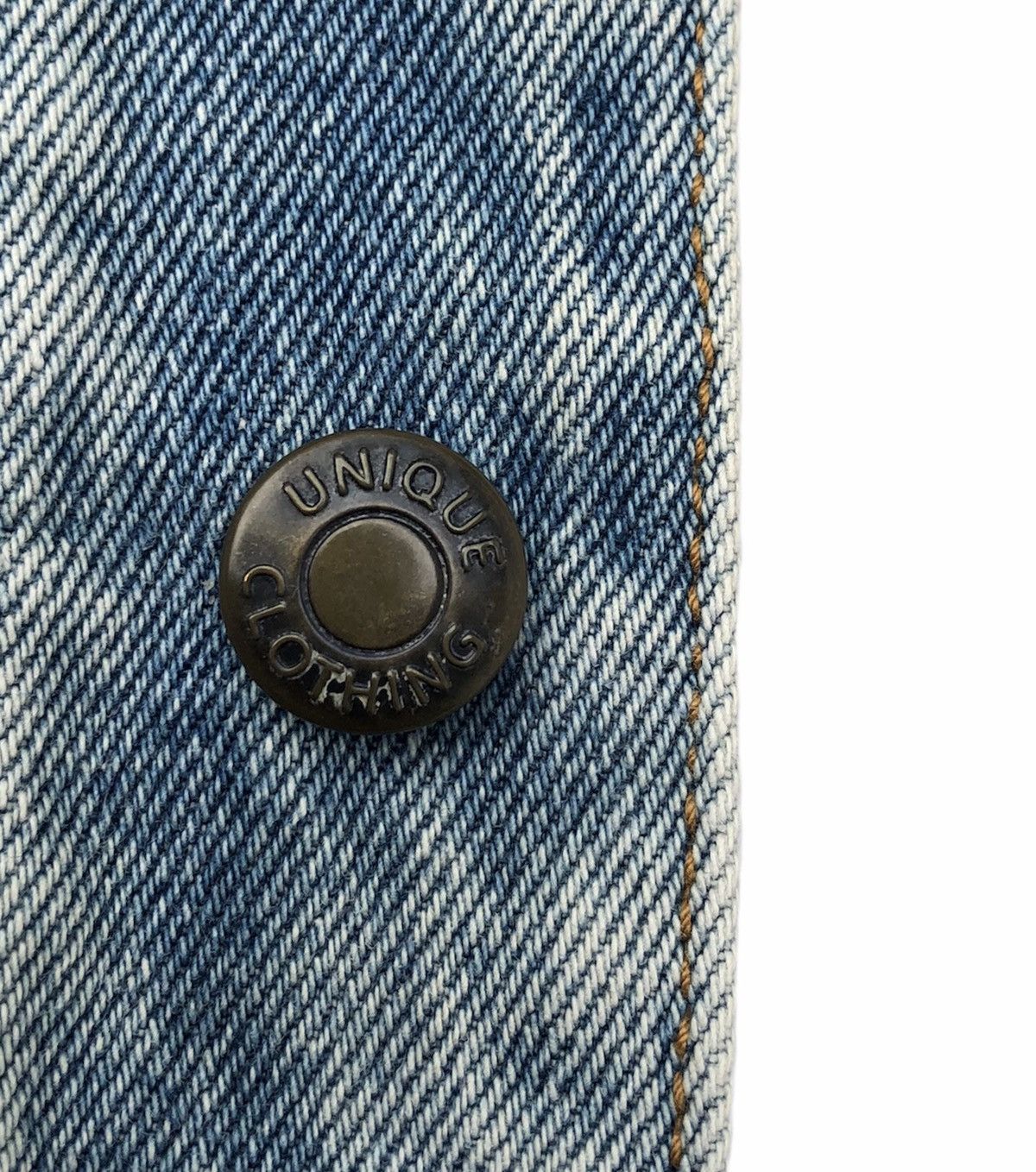 Japanese Brand Iconic Uniqlo Stencil Naui Diver Acid Wash Trucker Jacket Size US XL / EU 56 / 4 - 10 Thumbnail