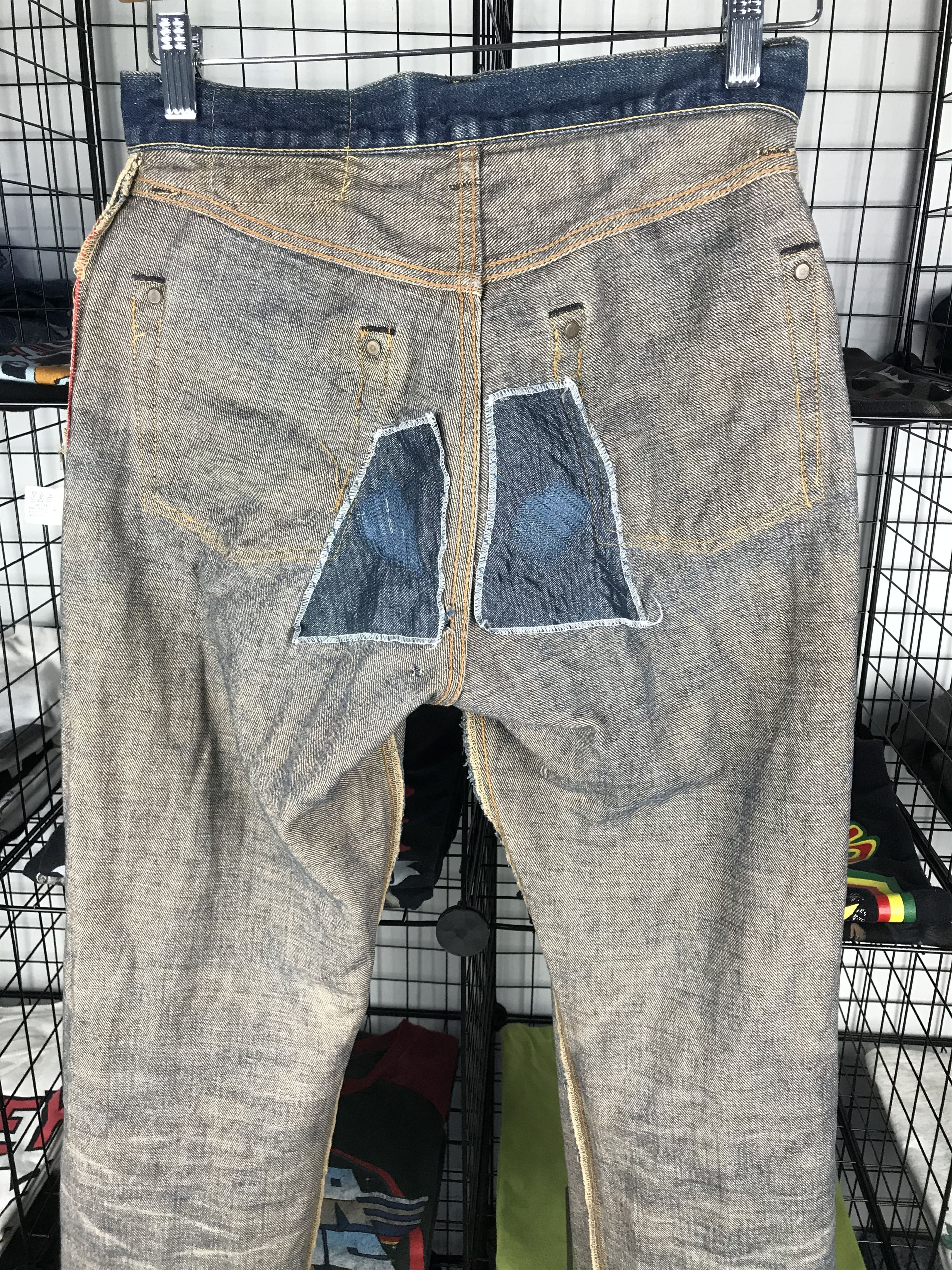 Blue Blue Japan × Japanese Brand × Vintage Vintage Bue Blue Japan Distressed Size US 28 / EU 44 - 9 Thumbnail