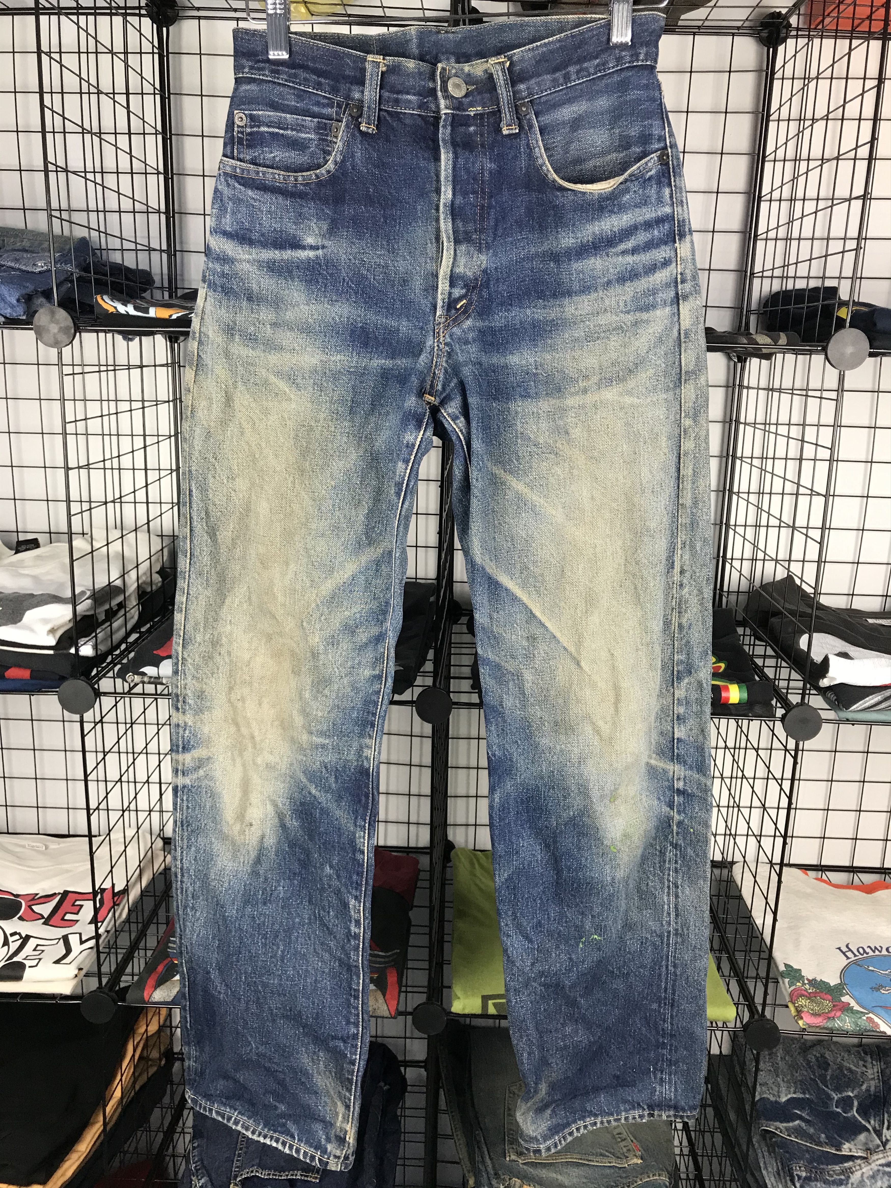 Vintage Bue Blue Japan Distressed