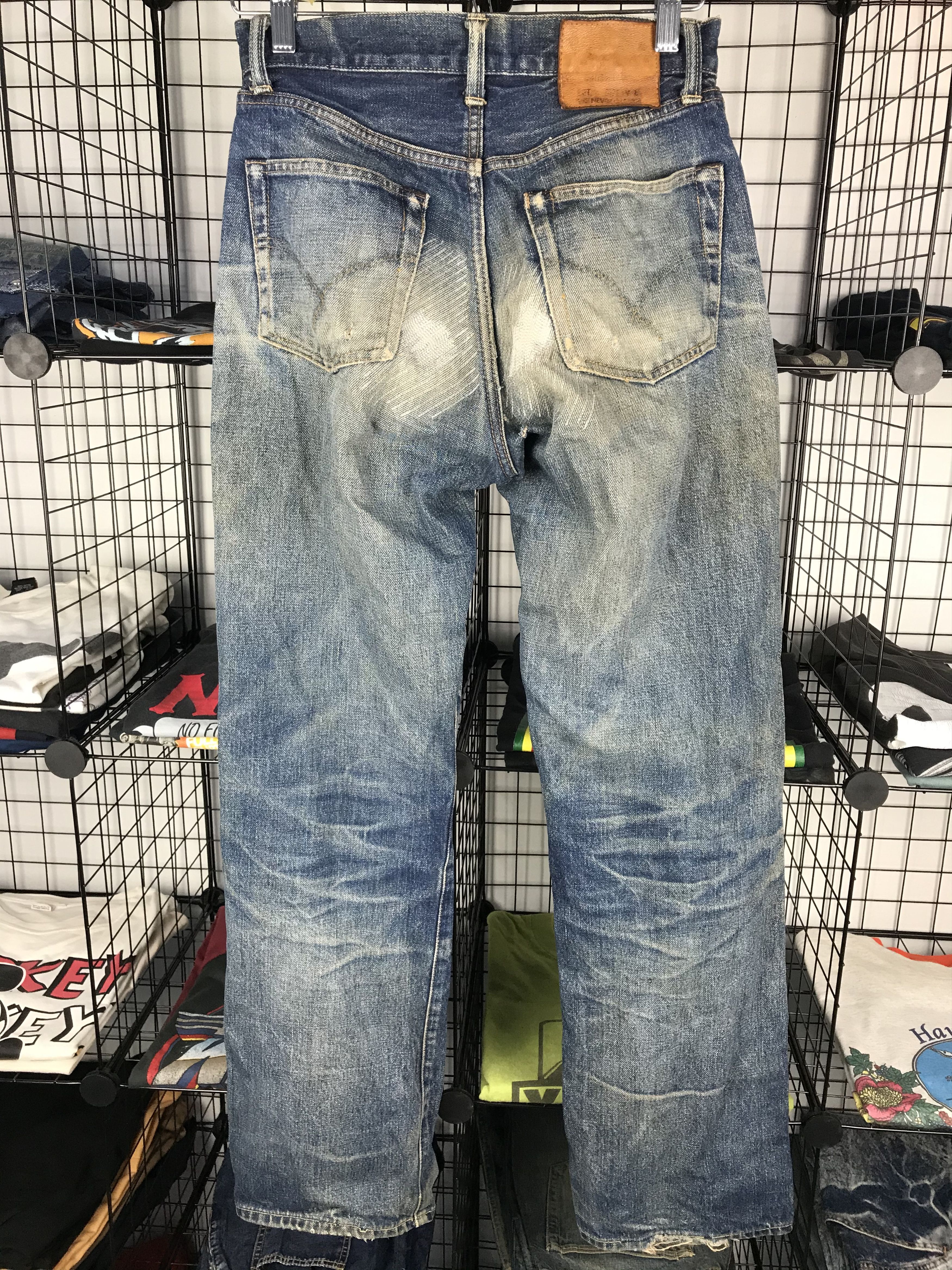 Blue Blue Japan × Japanese Brand × Vintage Vintage Bue Blue Japan Distressed Size US 28 / EU 44 - 3 Thumbnail