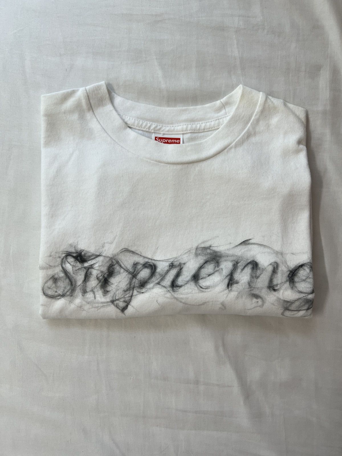 Supreme Supreme Smoke White Tee T-shirt Top | Grailed