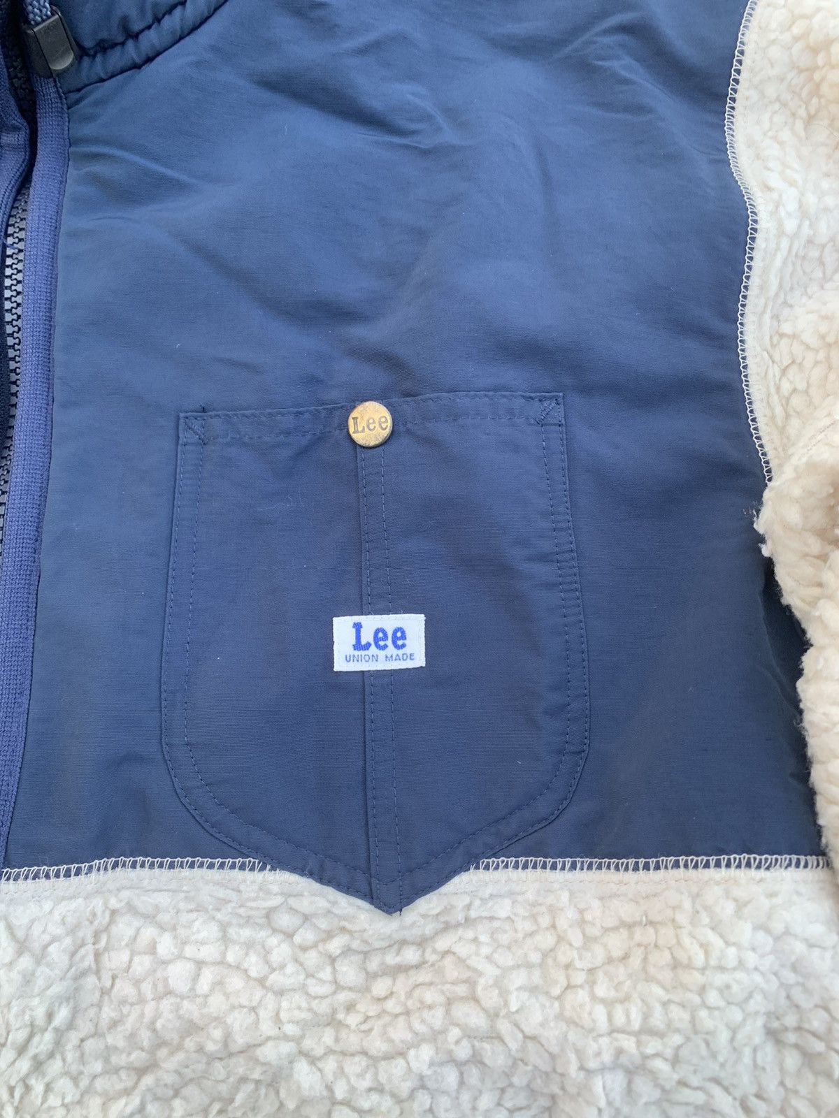 Lee Vintage Lee Fleece Zipper Jacket Size US M / EU 48-50 / 2 - 3 Thumbnail