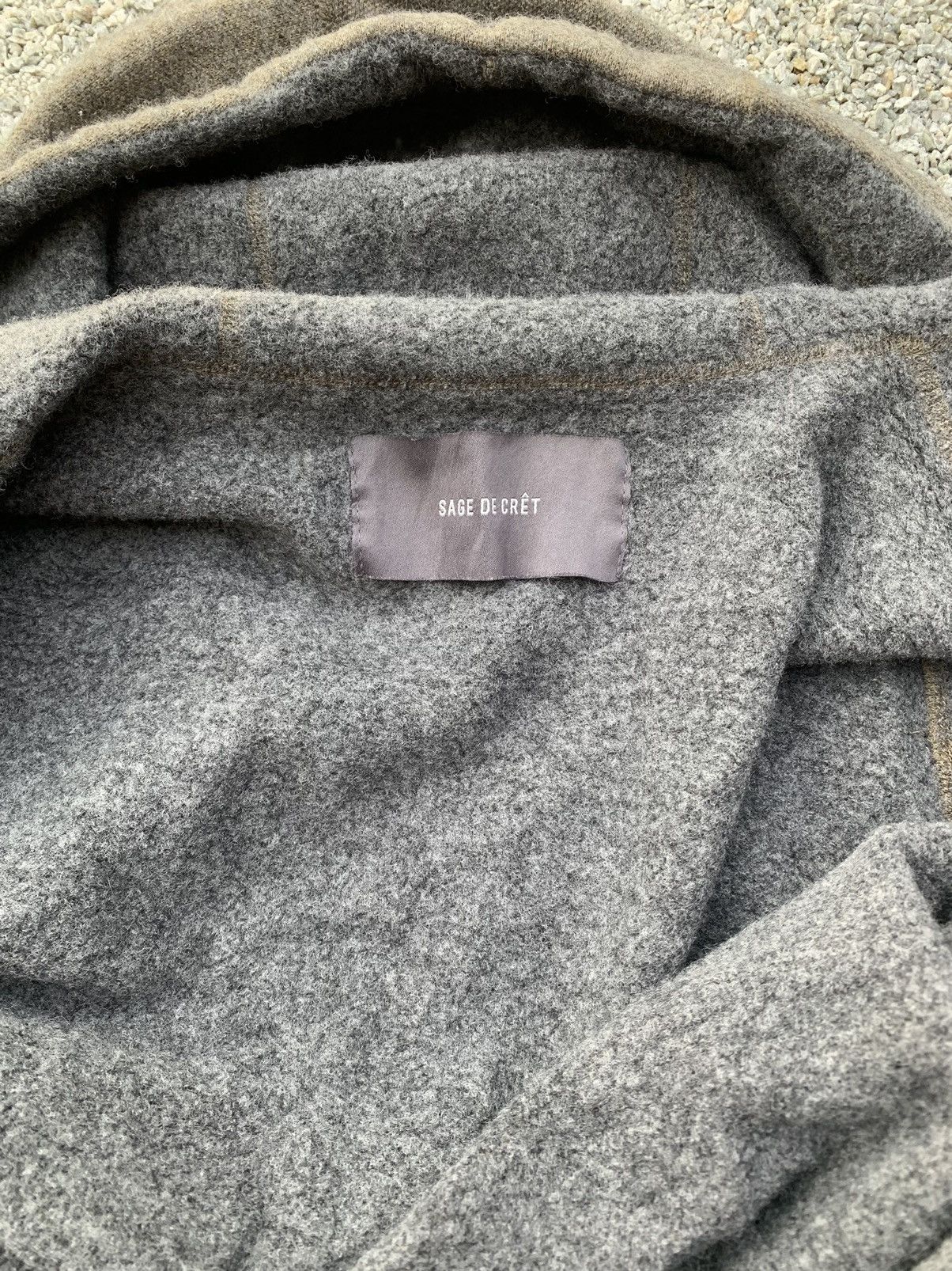 Japanese Brand × Sage De Cret Sage De Cret Wool Zipper Hooded Jacket Made In Japan Size US L / EU 52-54 / 3 - 3 Thumbnail