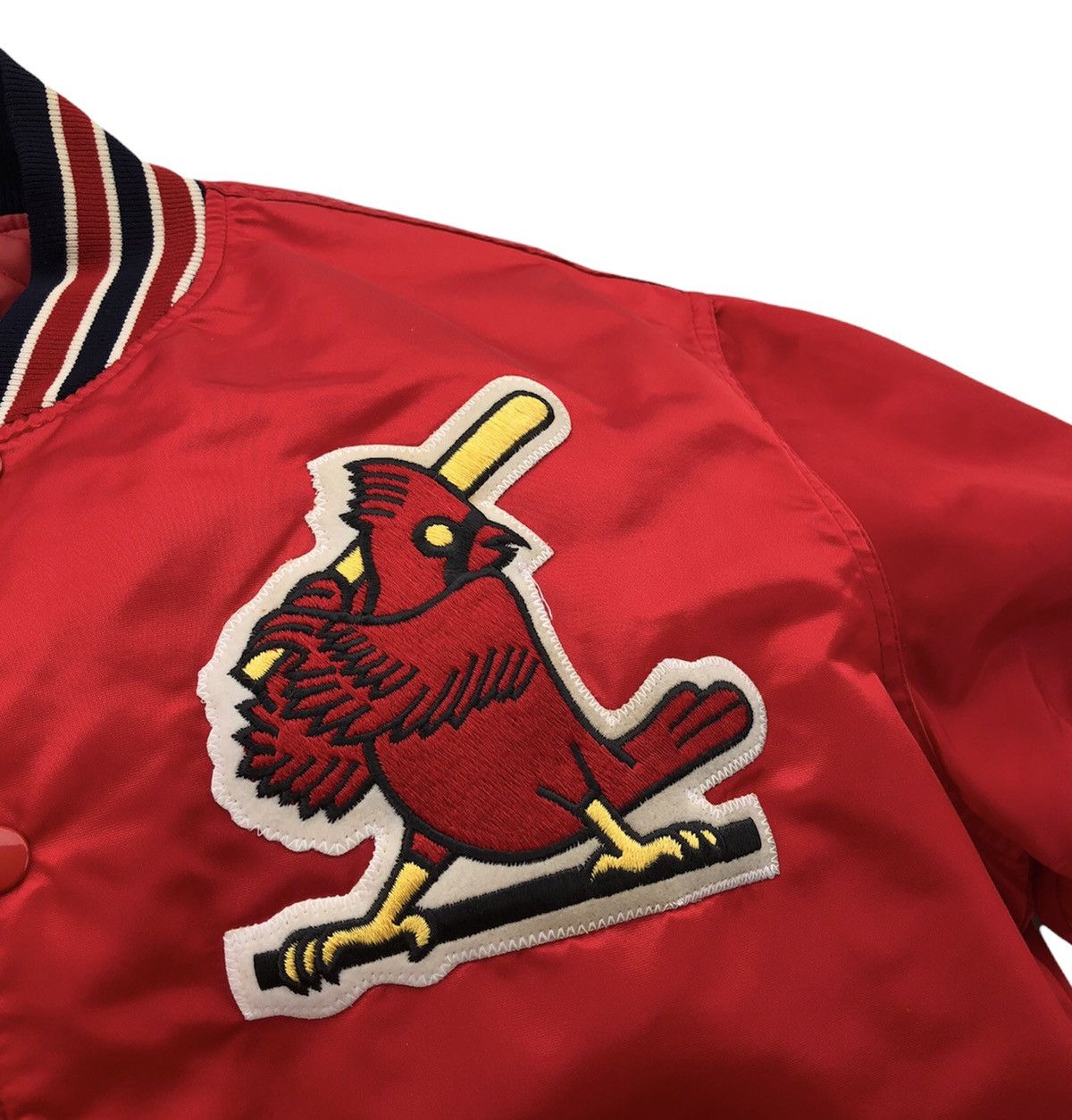 Starter Vintage 90s Starter MLB Louisville Cardinals Baseball Jacket Size US L / EU 52-54 / 3 - 8 Thumbnail