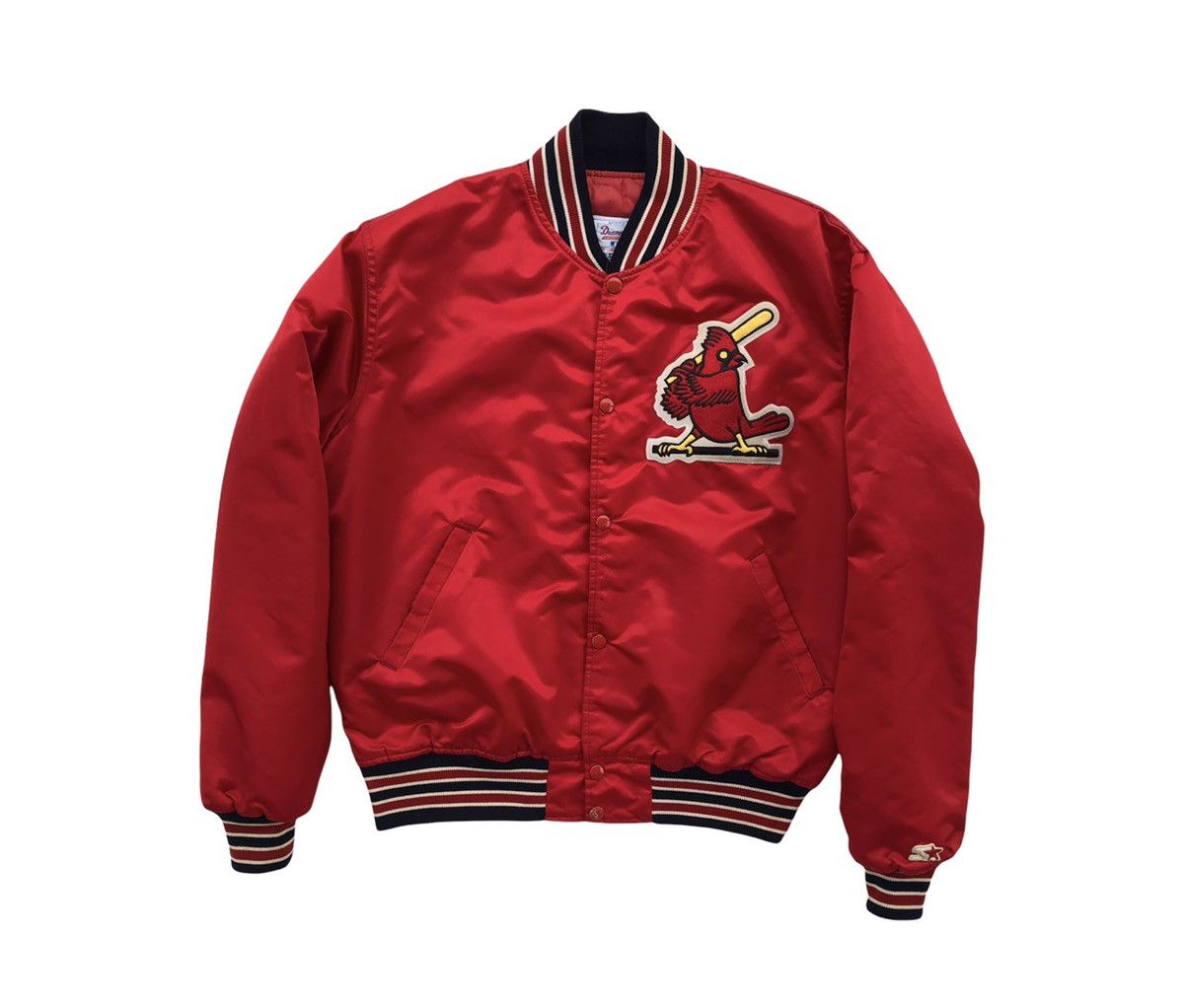 Starter Vintage 90s Starter MLB Louisville Cardinals Baseball Jacket Size US L / EU 52-54 / 3 - 6 Thumbnail