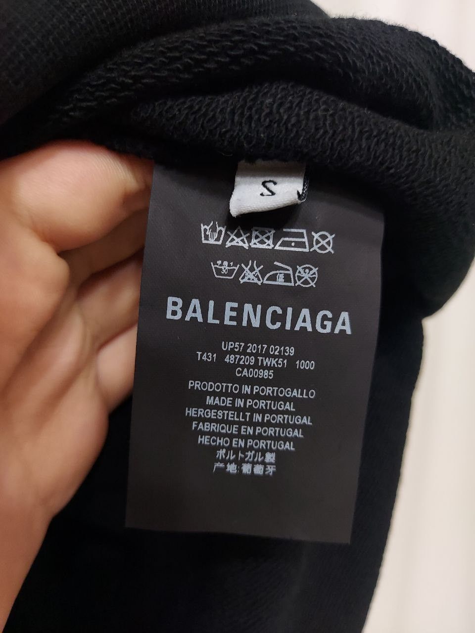 Balenciaga *New* SS18 Sinners Oversized Hoodie Size US S / EU 44-46 / 1 - 3 Thumbnail