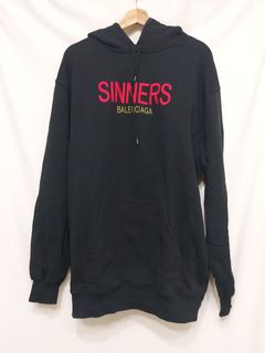 Balenciaga sinners hoodie hot sale legit check