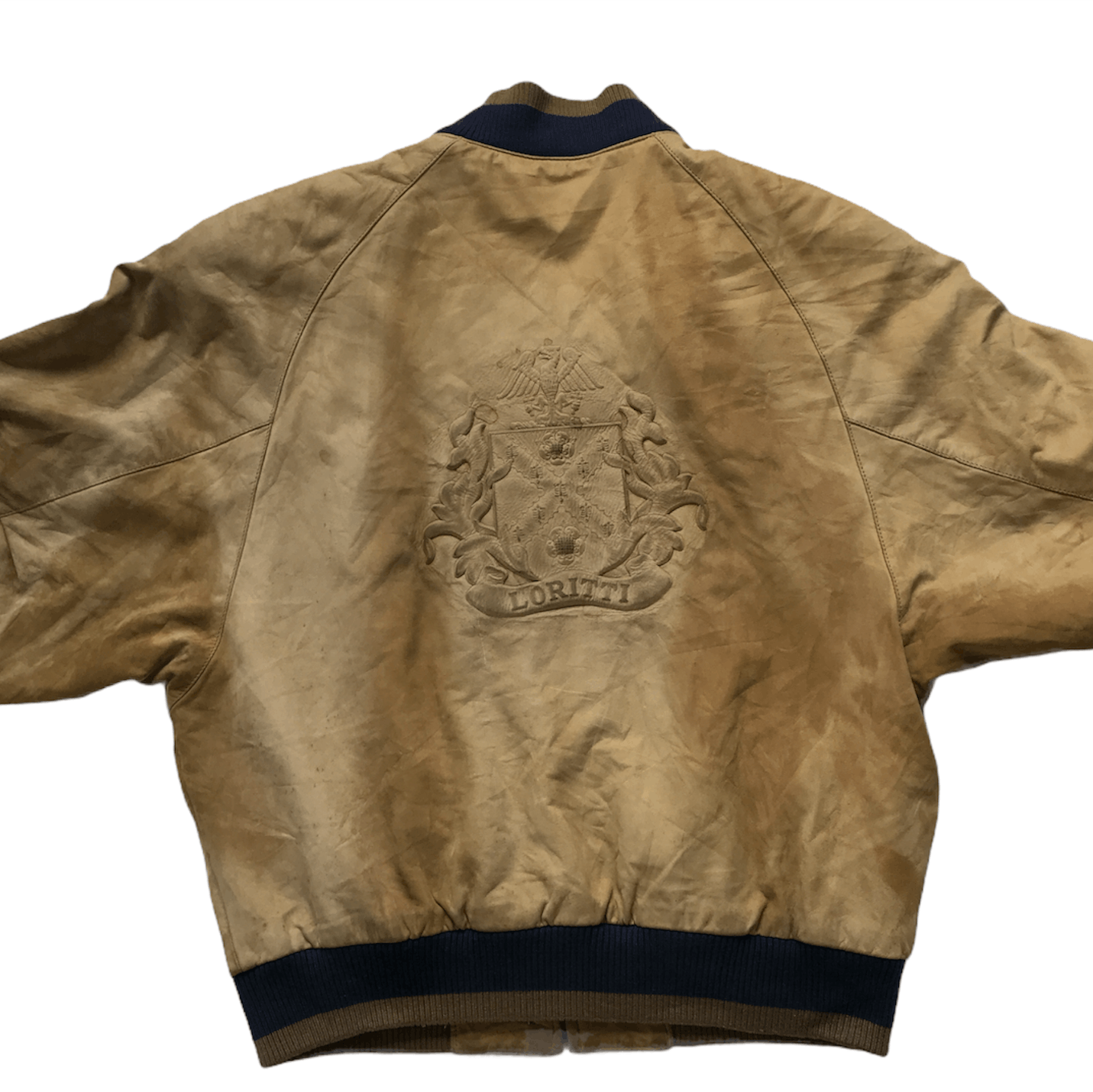 Vintage Vintage Japanese Brand Bombers Leather Jacket Size US L / EU 52-54 / 3 - 3 Thumbnail