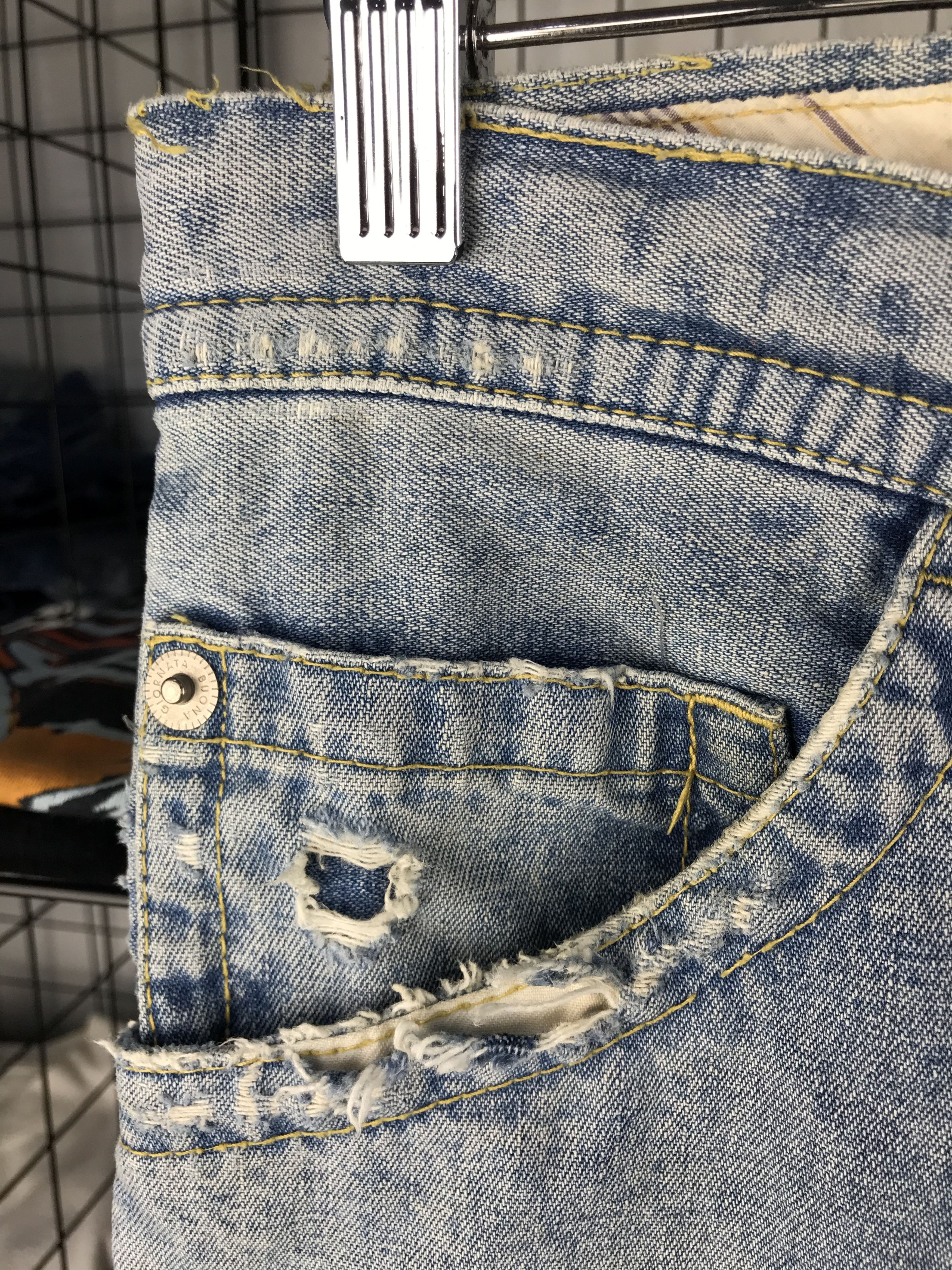 Japanese Brand × Vintage Vintage Buona Giornata Distressed Nice Design Size US 32 / EU 48 - 5 Thumbnail