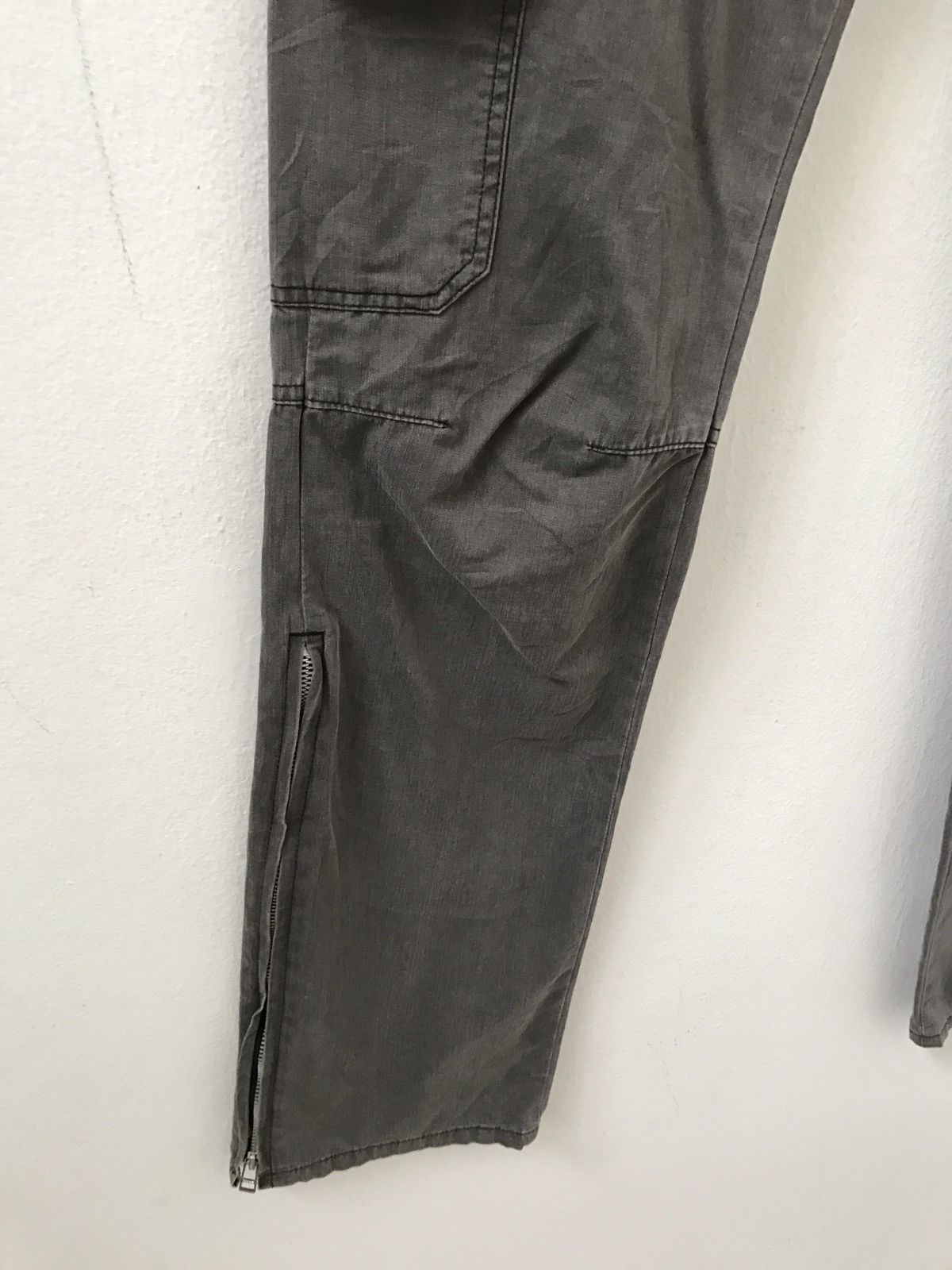 Japanese Brand Japan Made Zipper Hem Multi Pocket Cargo Trouser Pant Size US 31 - 7 Thumbnail