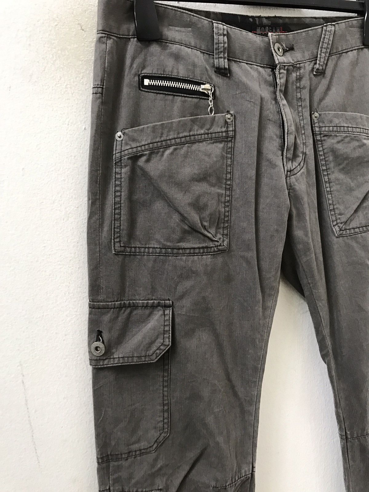 Japanese Brand Japan Made Zipper Hem Multi Pocket Cargo Trouser Pant Size US 31 - 5 Thumbnail
