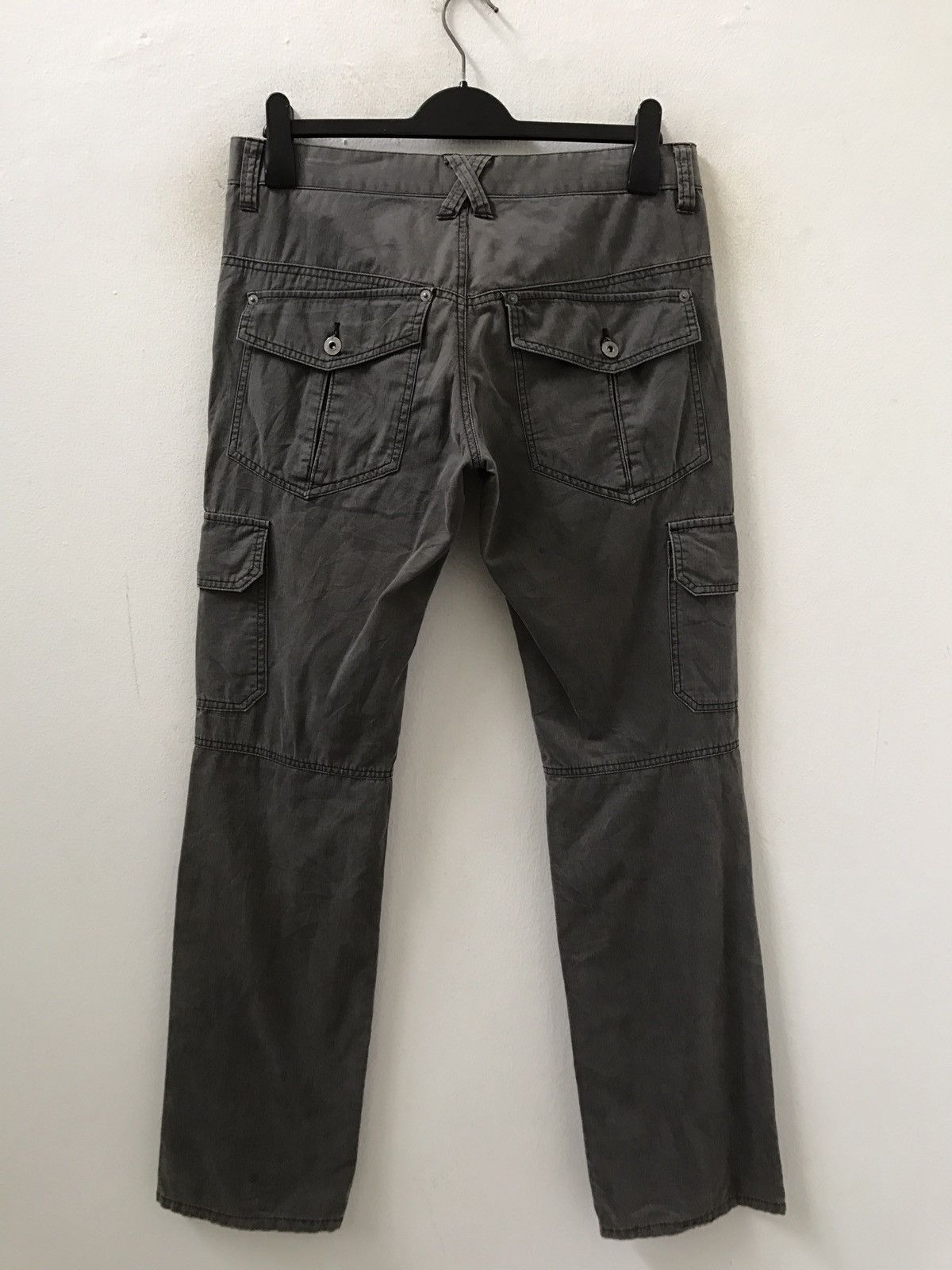 Japanese Brand Japan Made Zipper Hem Multi Pocket Cargo Trouser Pant Size US 31 - 10 Thumbnail