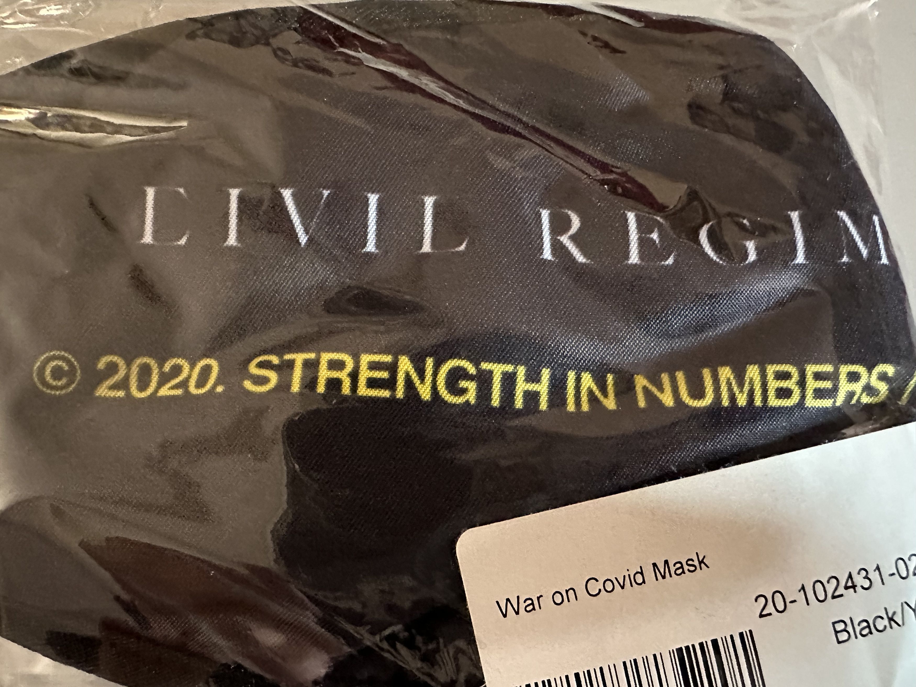 Civil Regime Civil Regime Face Mask With Filter Size ONE SIZE - 3 Thumbnail