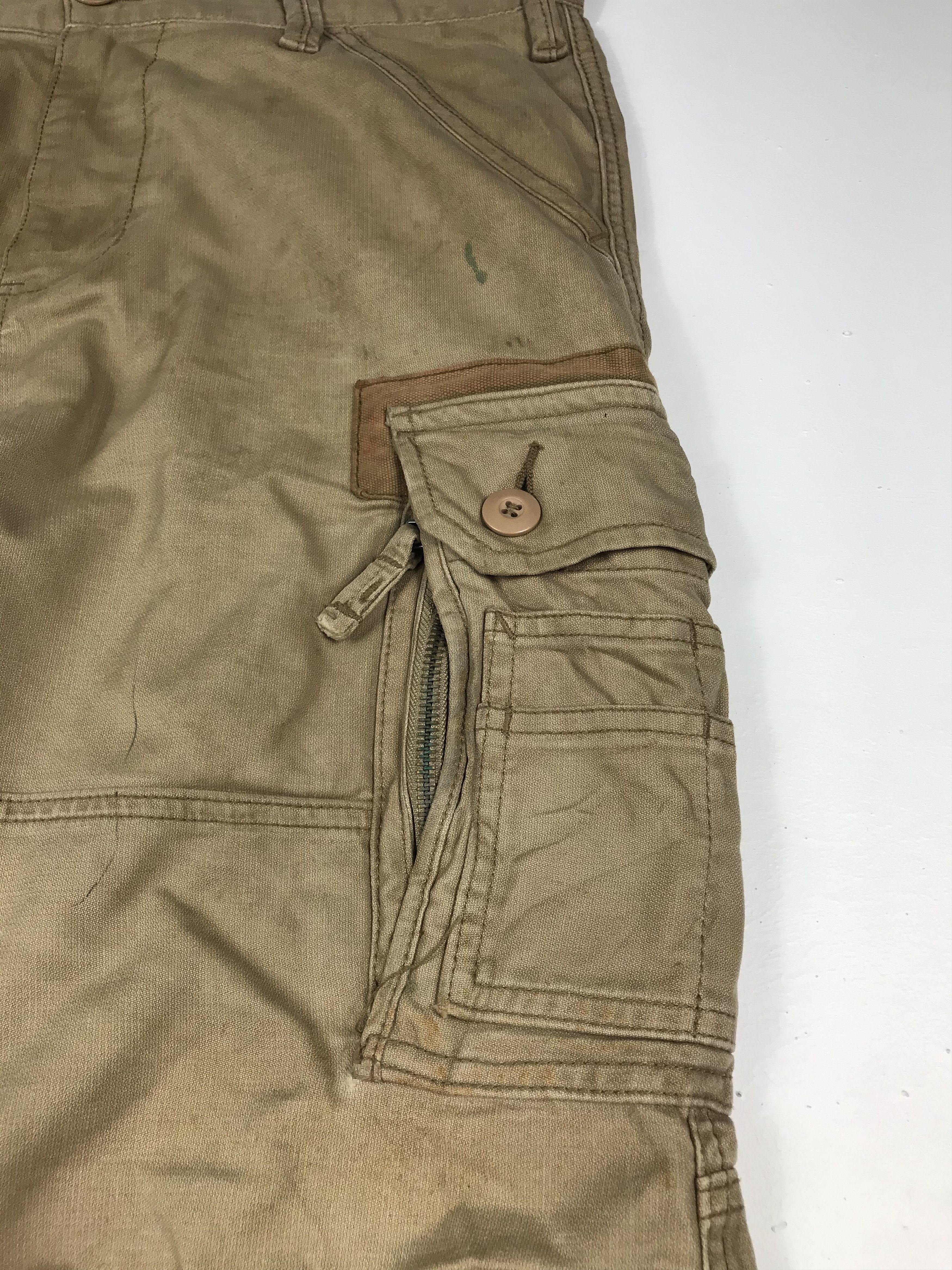 Alpha Industries × Vintage ALPHA INDUSTRIES Multi Pocket Tactical Cargo Pants Size US 34 / EU 50 - 5 Thumbnail