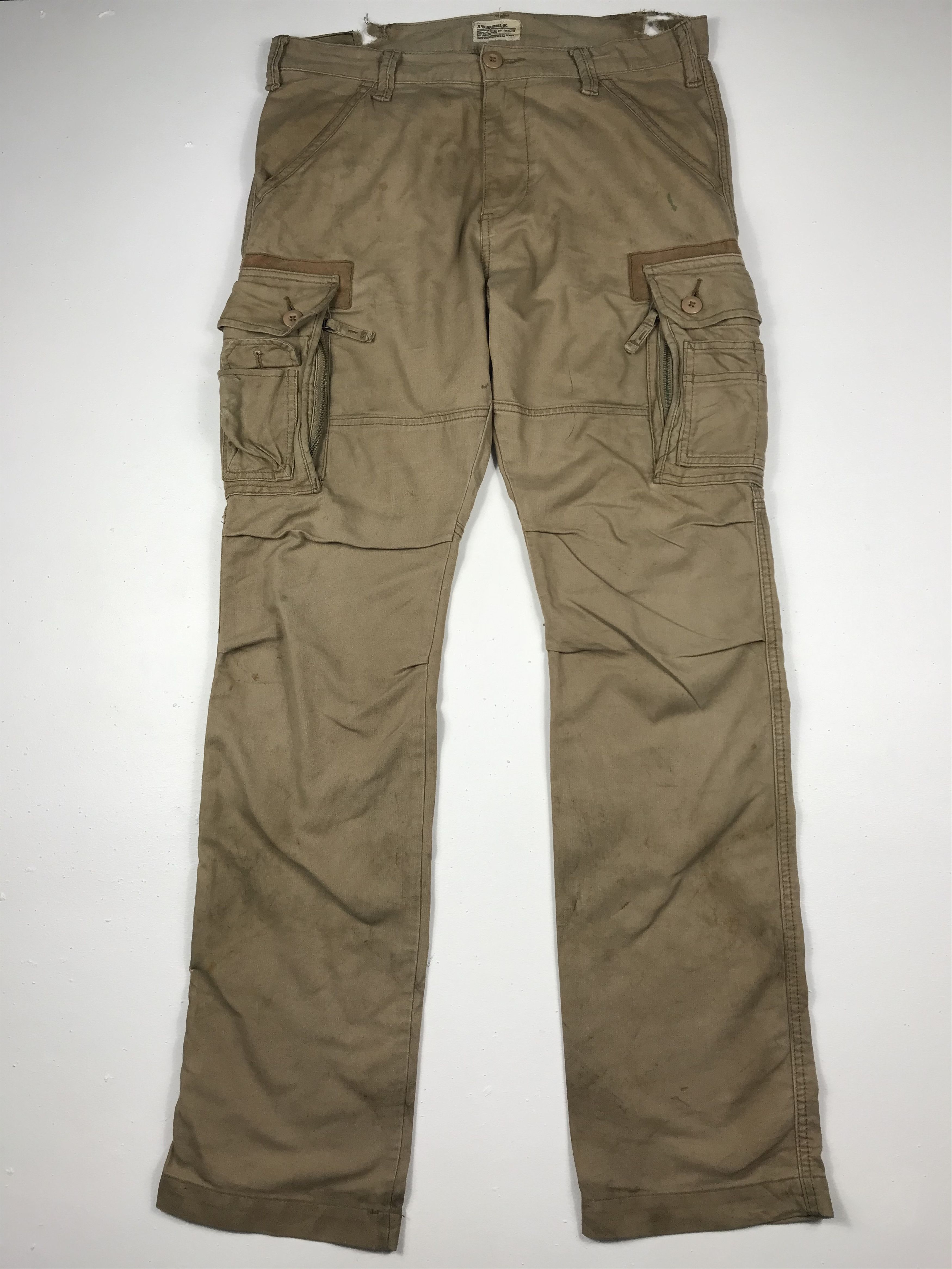 Procity Pantaloni Corti Vintage Da Uomo, Pantaloncini Cargo Con Cintura Inclusa Oliva M 122360694