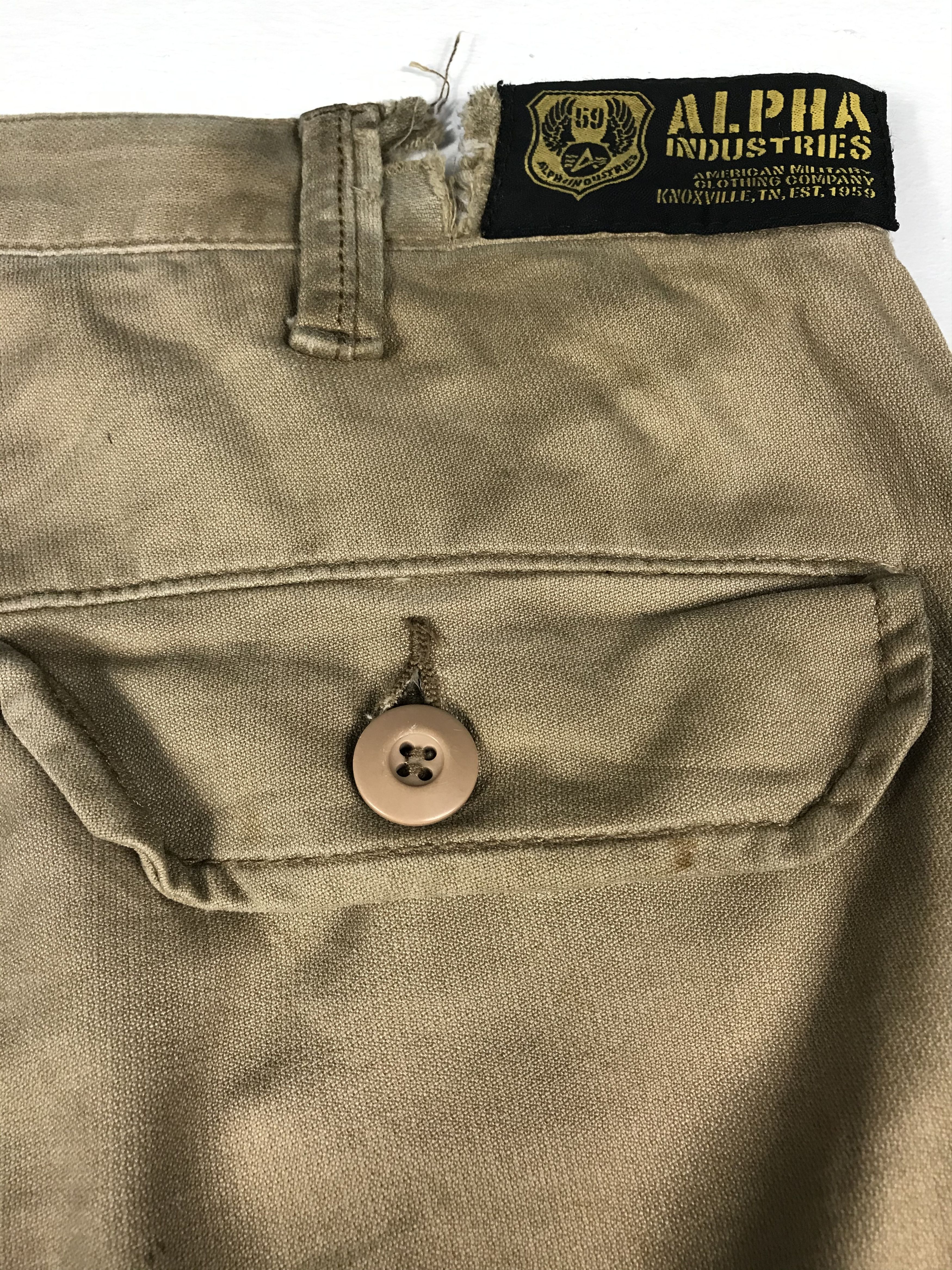 Alpha Industries × Vintage ALPHA INDUSTRIES Multi Pocket Tactical Cargo Pants Size US 34 / EU 50 - 9 Thumbnail