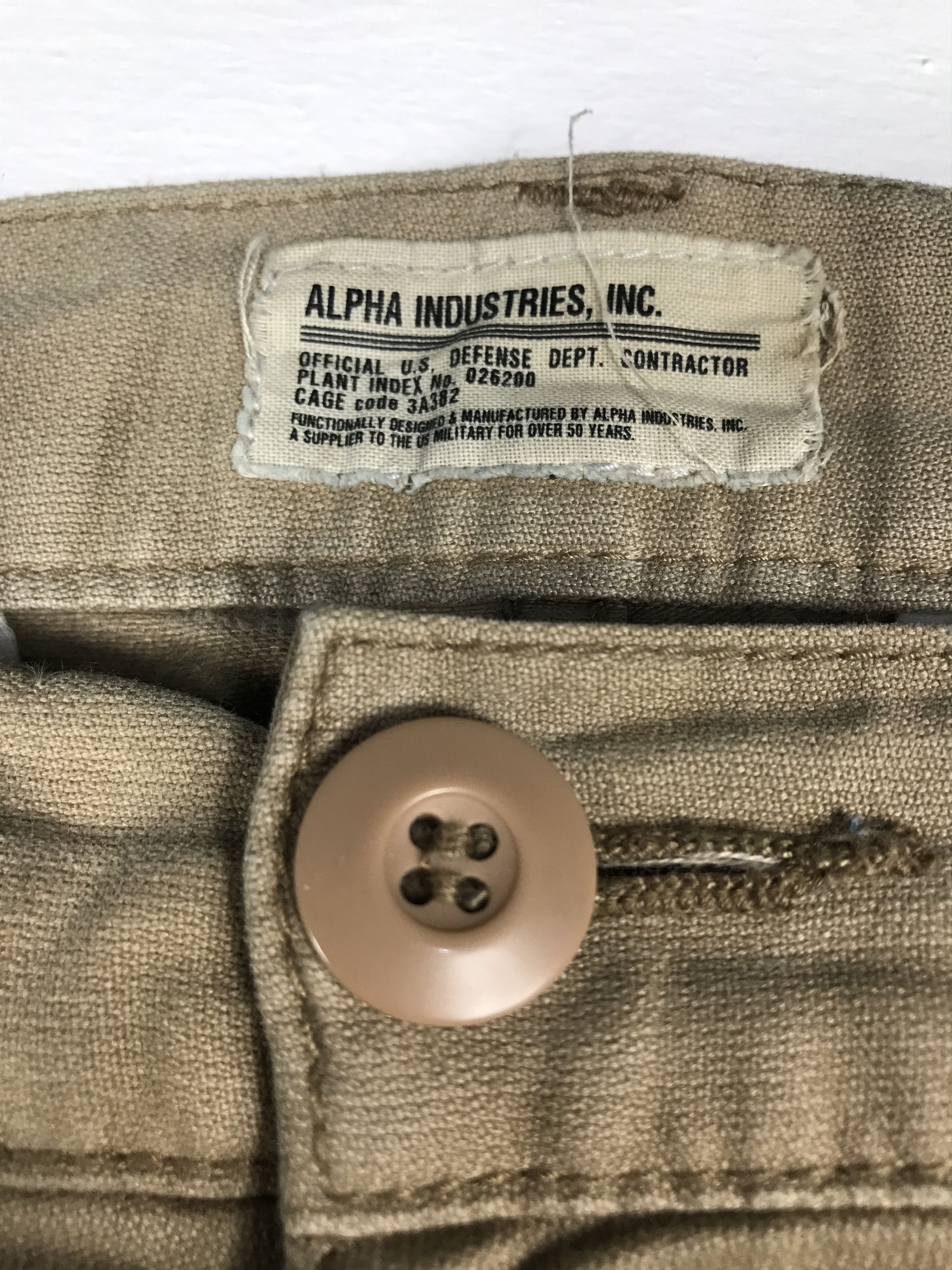 Alpha Industries × Vintage ALPHA INDUSTRIES Multi Pocket Tactical Cargo Pants Size US 34 / EU 50 - 6 Thumbnail