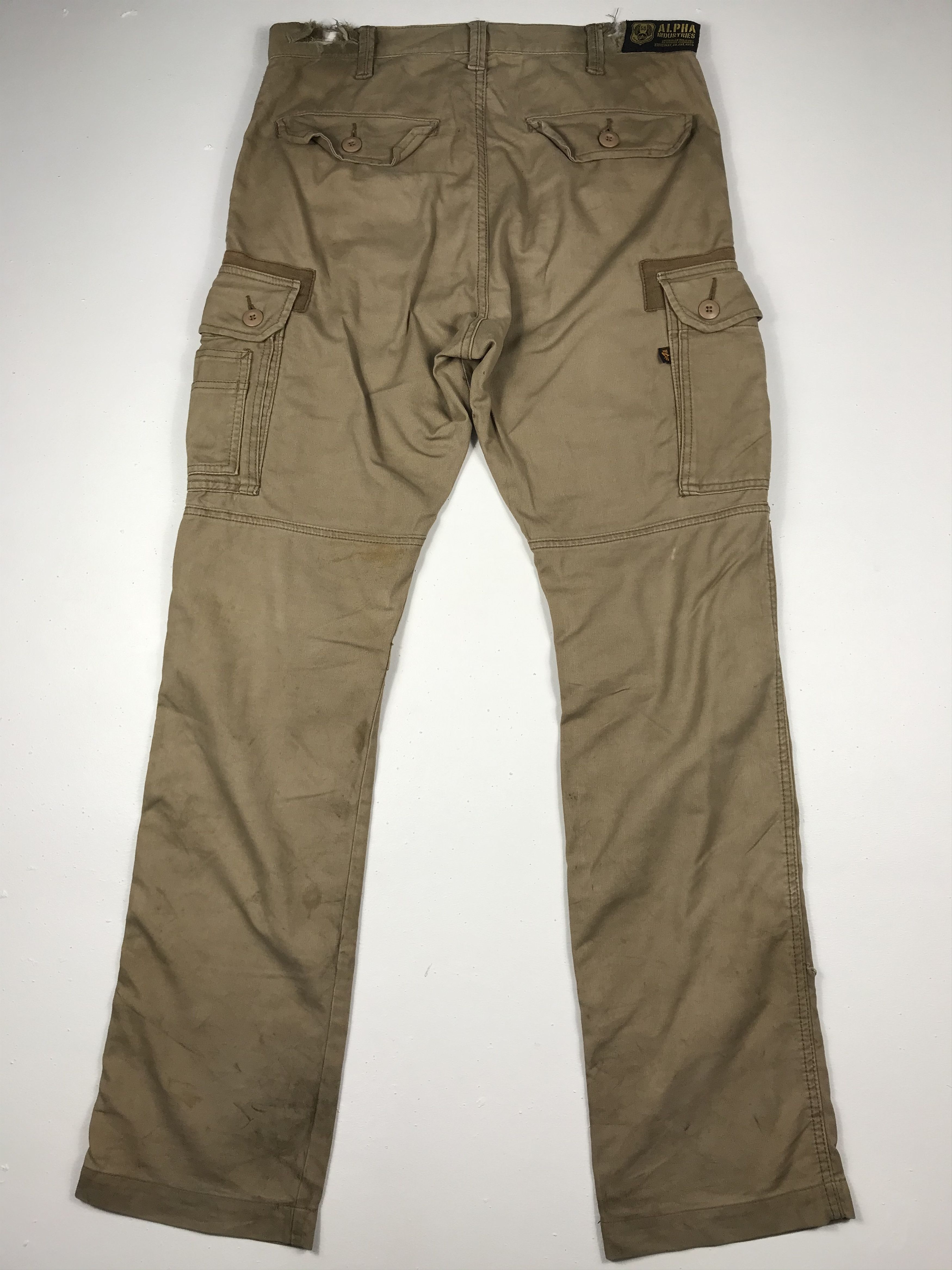 Alpha Industries × Vintage ALPHA INDUSTRIES Multi Pocket Tactical Cargo Pants Size US 34 / EU 50 - 11 Thumbnail